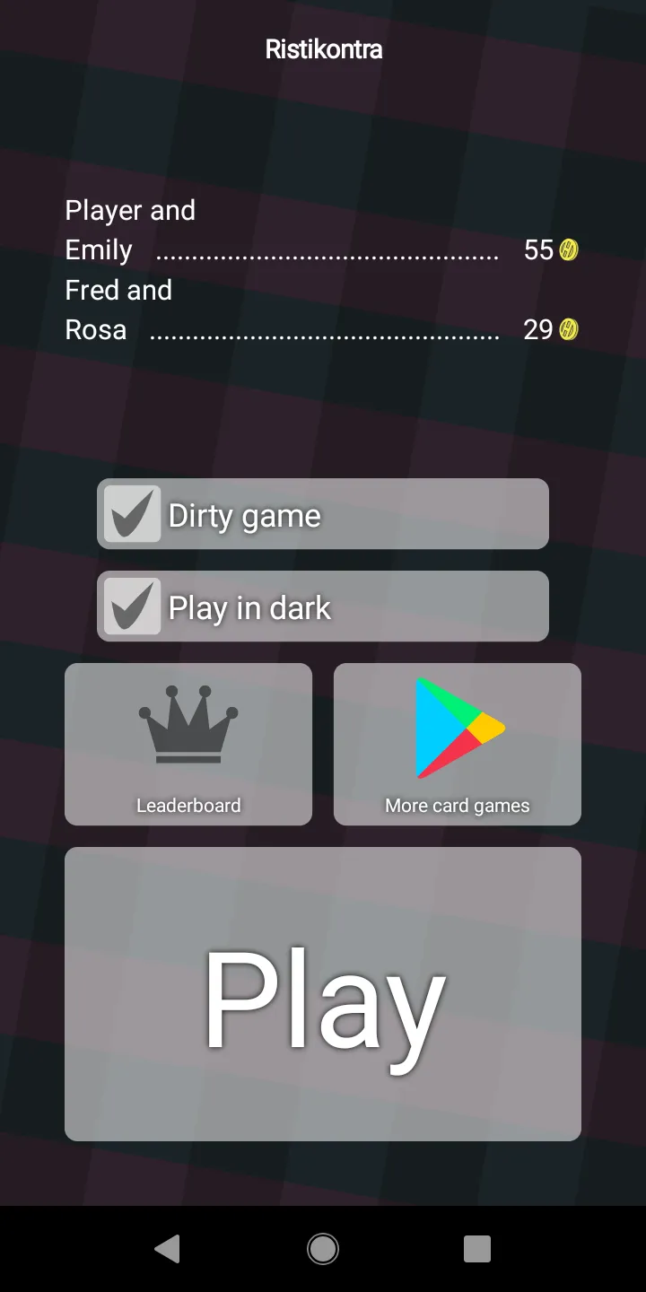 Ristikontra - card game | Indus Appstore | Screenshot