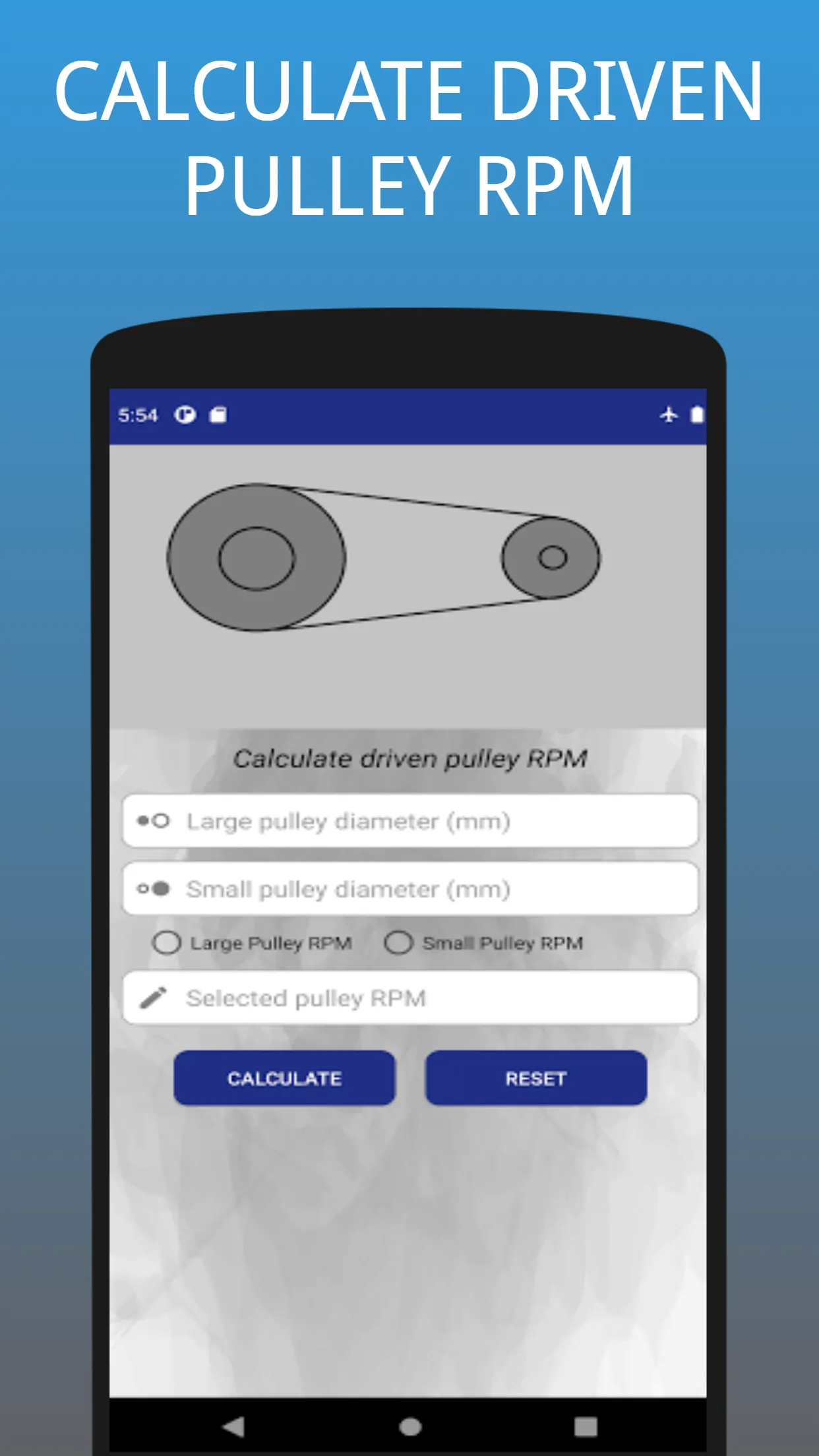 Pulley Calculator | Indus Appstore | Screenshot