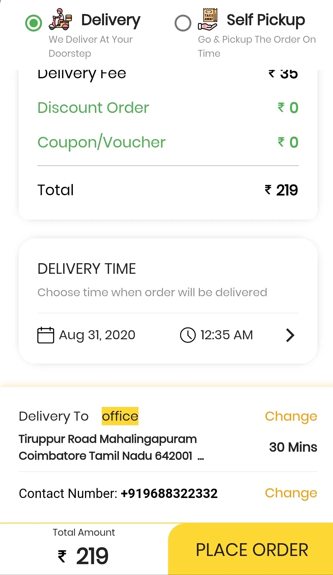 Flyer Eats: Food&Meat Delivery | Indus Appstore | Screenshot