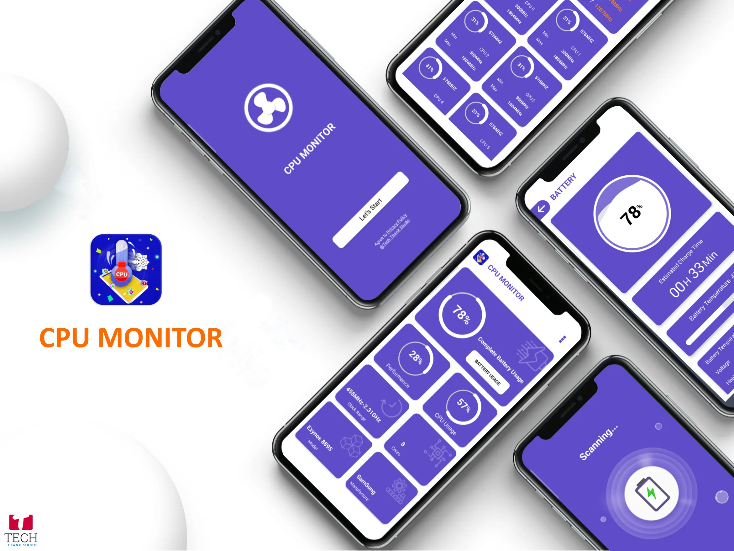 CPU Monitor : Temperature | Indus Appstore | Screenshot