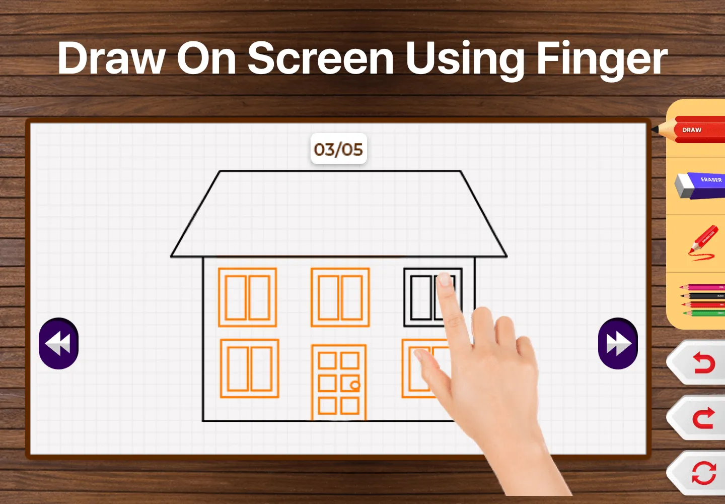 House Draw Step By Step | Indus Appstore | Screenshot