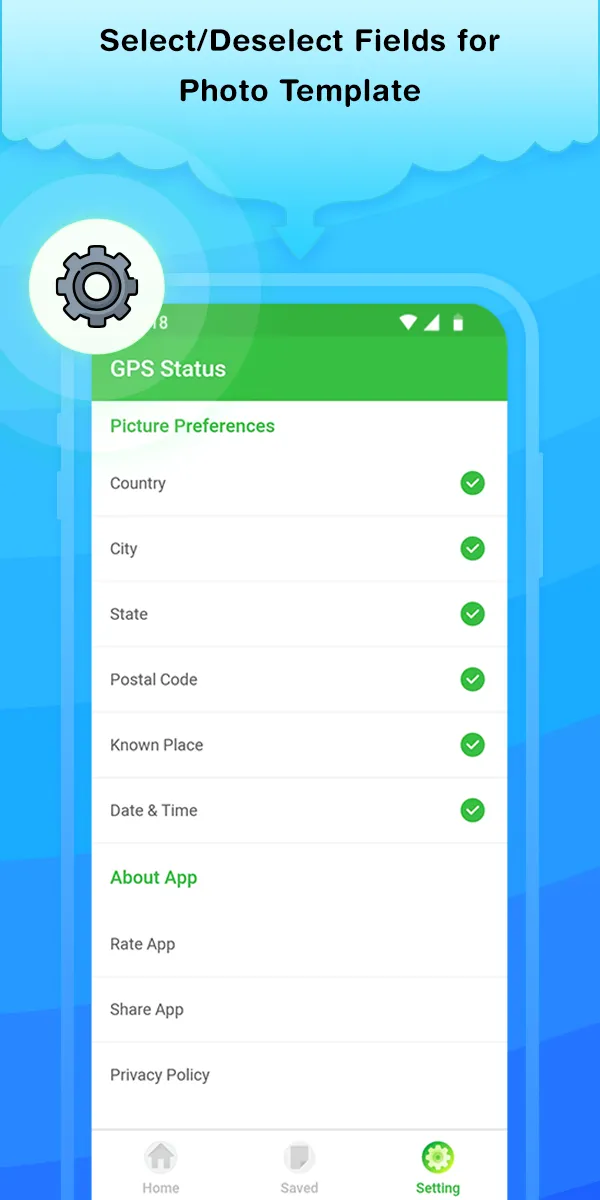 GPS Status: Send Geotag Photos | Indus Appstore | Screenshot