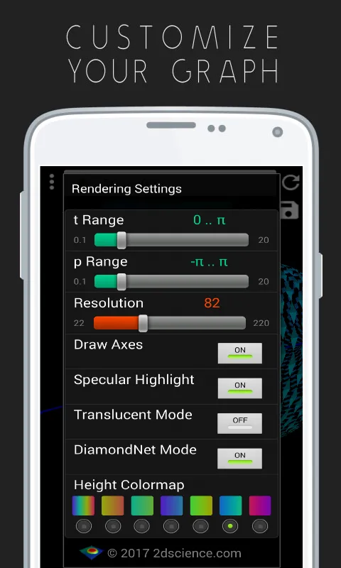 Surface 3D Plot Lite | Indus Appstore | Screenshot