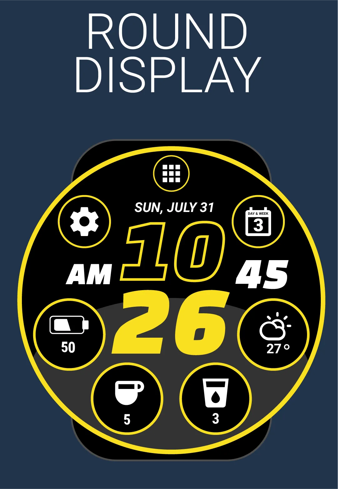 Digi Watch Face (by HuskyDEV) | Indus Appstore | Screenshot