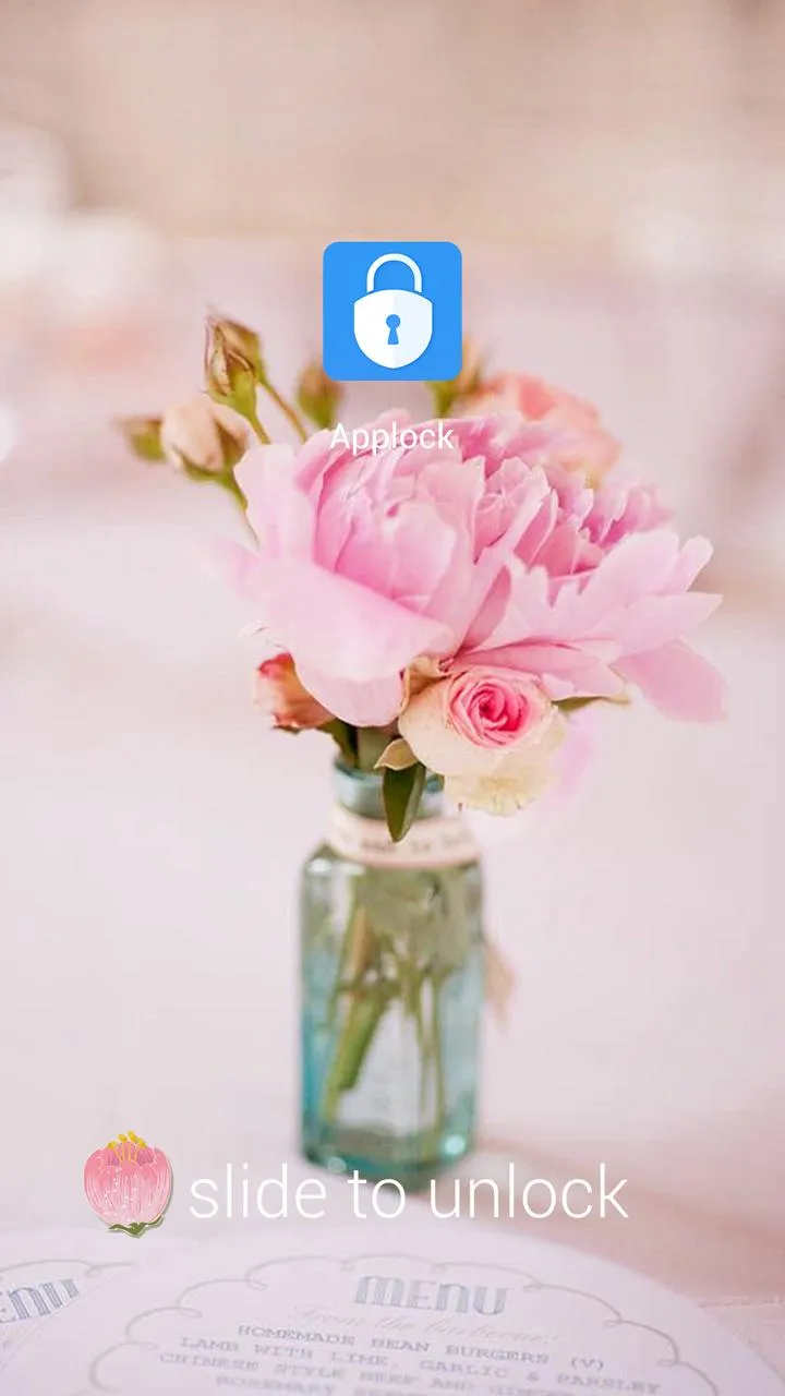 AppLock Theme Pink Love | Indus Appstore | Screenshot