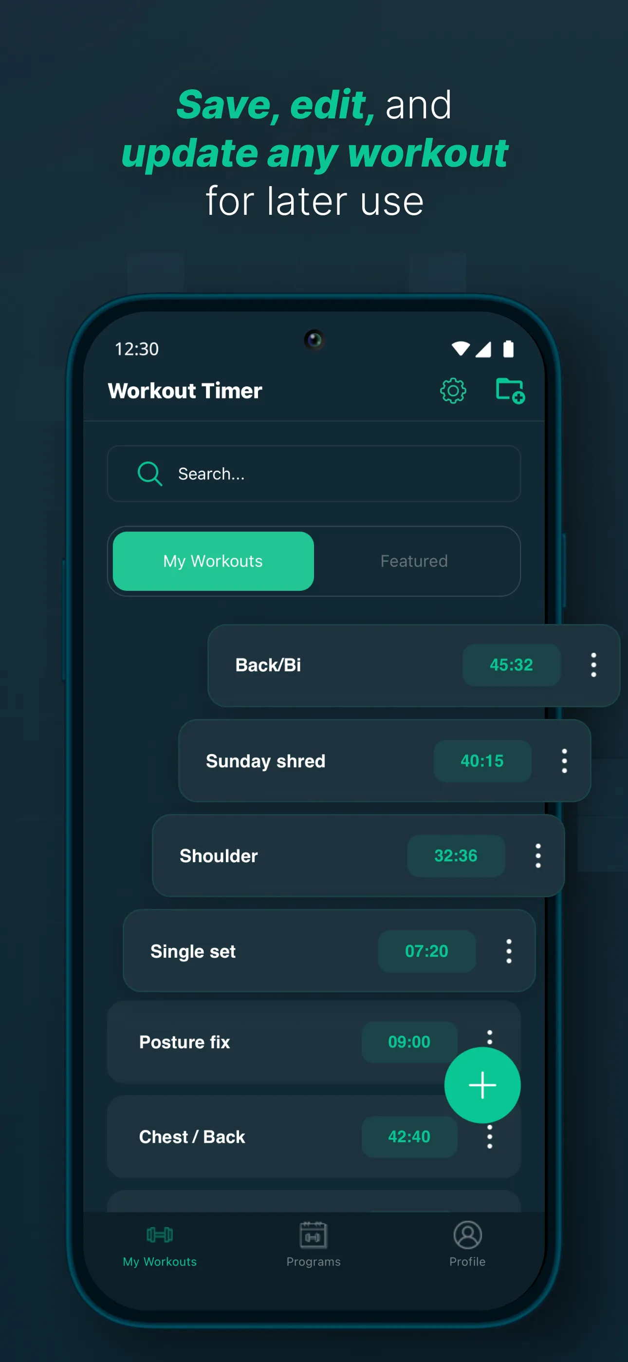 Workout Timer: Intervals & TUT | Indus Appstore | Screenshot