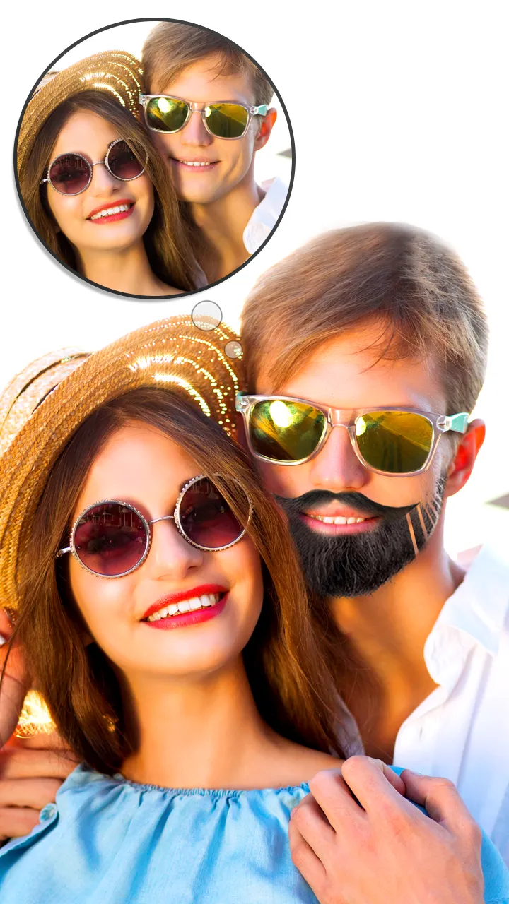 Man Mustache Beard Changer | Indus Appstore | Screenshot