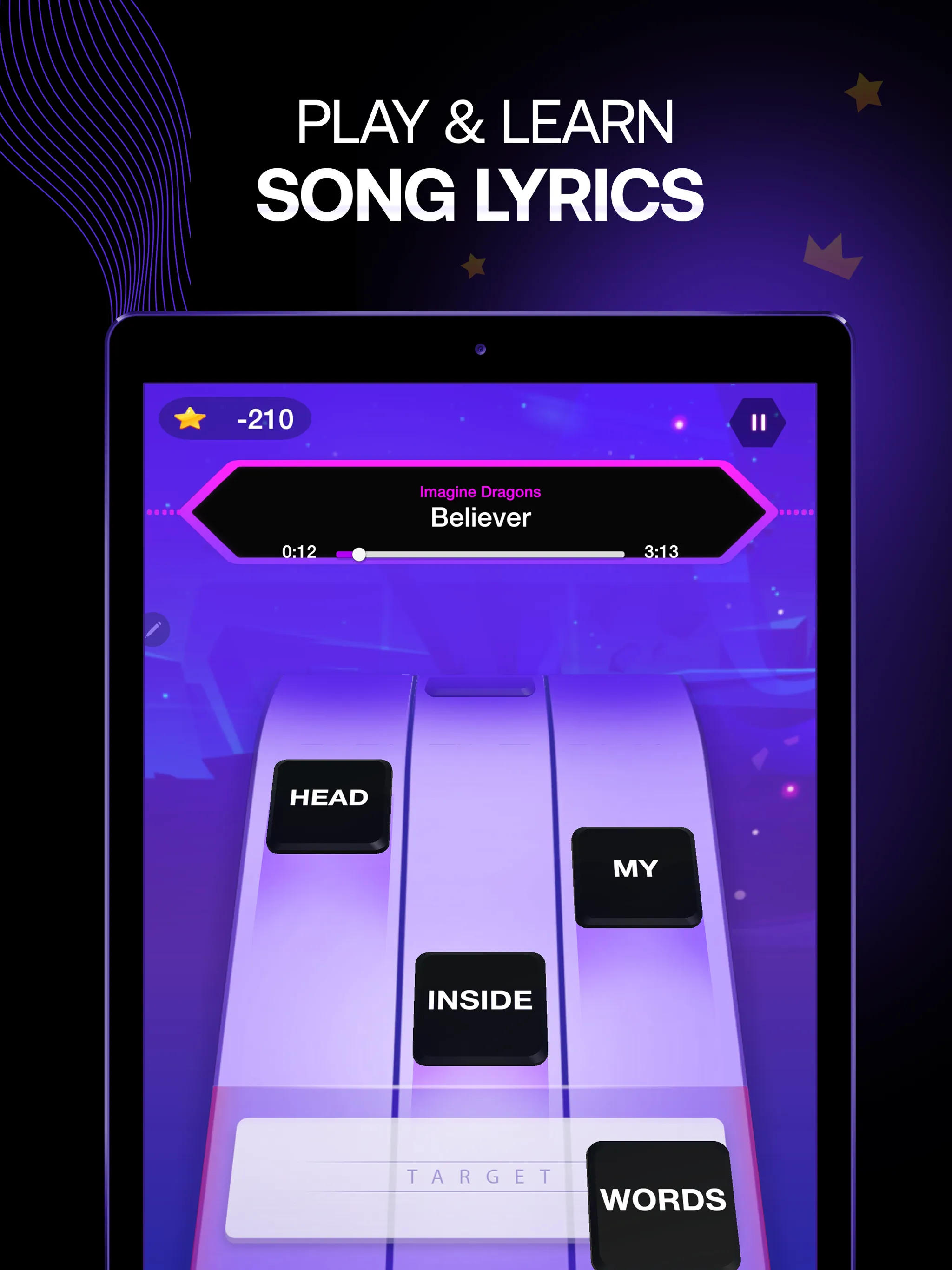 Lyrics Star・Song Lyrics Tiles | Indus Appstore | Screenshot