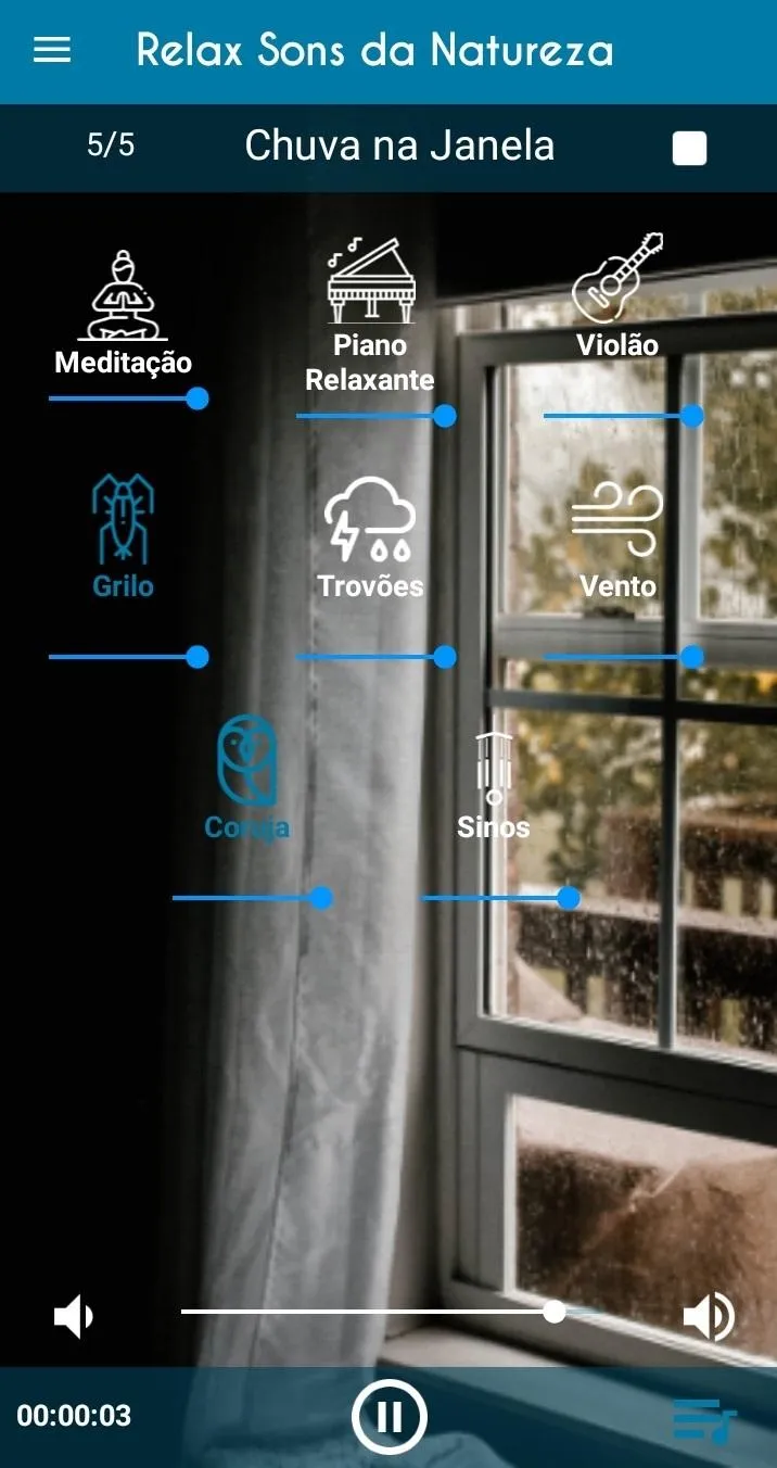 Sons da  Natureza Para Relaxar | Indus Appstore | Screenshot