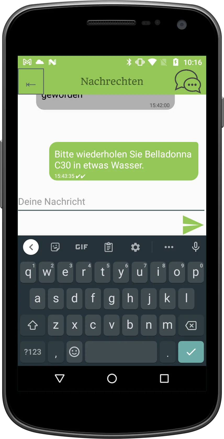 Meine Homöopathie Therapeuten | Indus Appstore | Screenshot