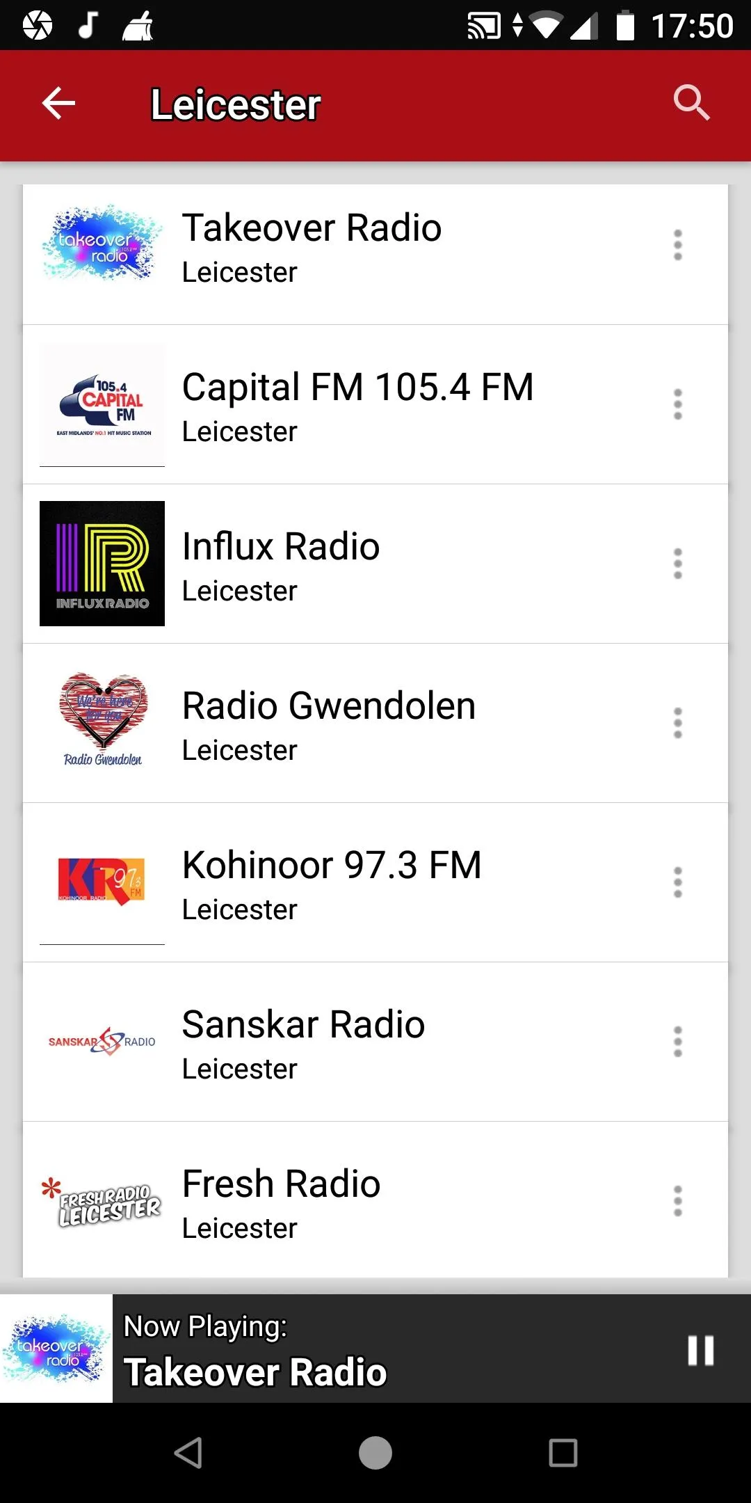 Leicester Radio Stations | Indus Appstore | Screenshot