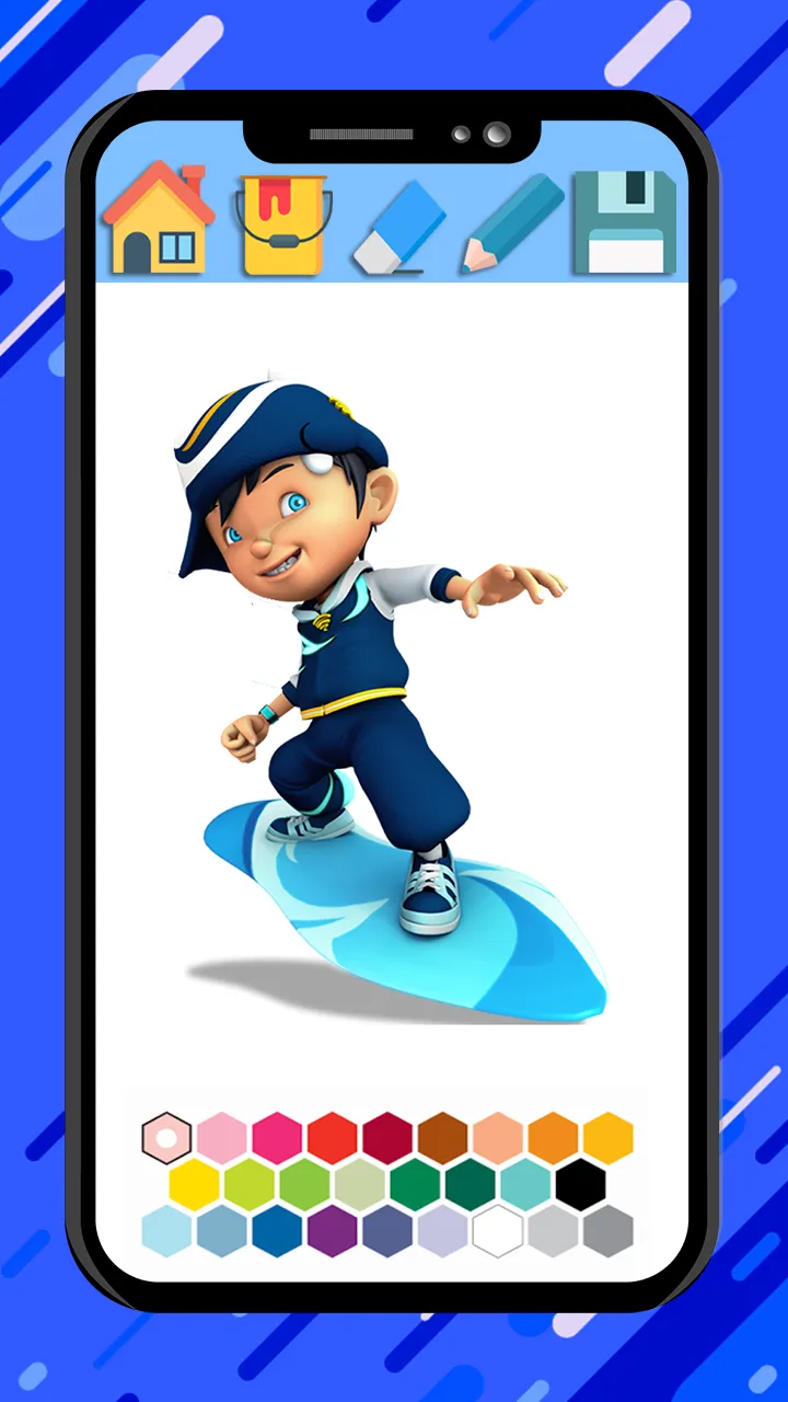 Boboiboy coloring cartoon game | Indus Appstore | Screenshot