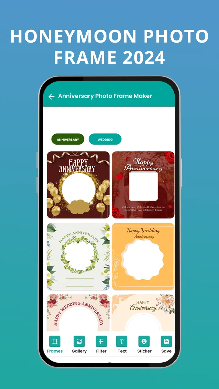 Anniversary Photo Frame Maker | Indus Appstore | Screenshot