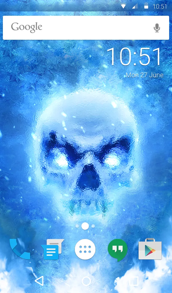 Ice Skull Keyboard & Wallpaper | Indus Appstore | Screenshot