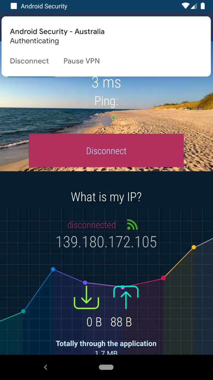 Android Security VPN | Indus Appstore | Screenshot