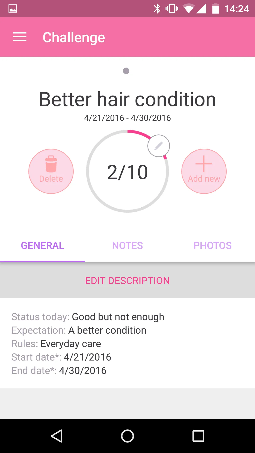 AppFrolution - My Hair Diary | Indus Appstore | Screenshot