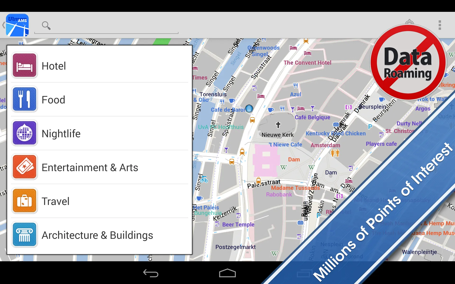 Amsterdam Offline City Map | Indus Appstore | Screenshot