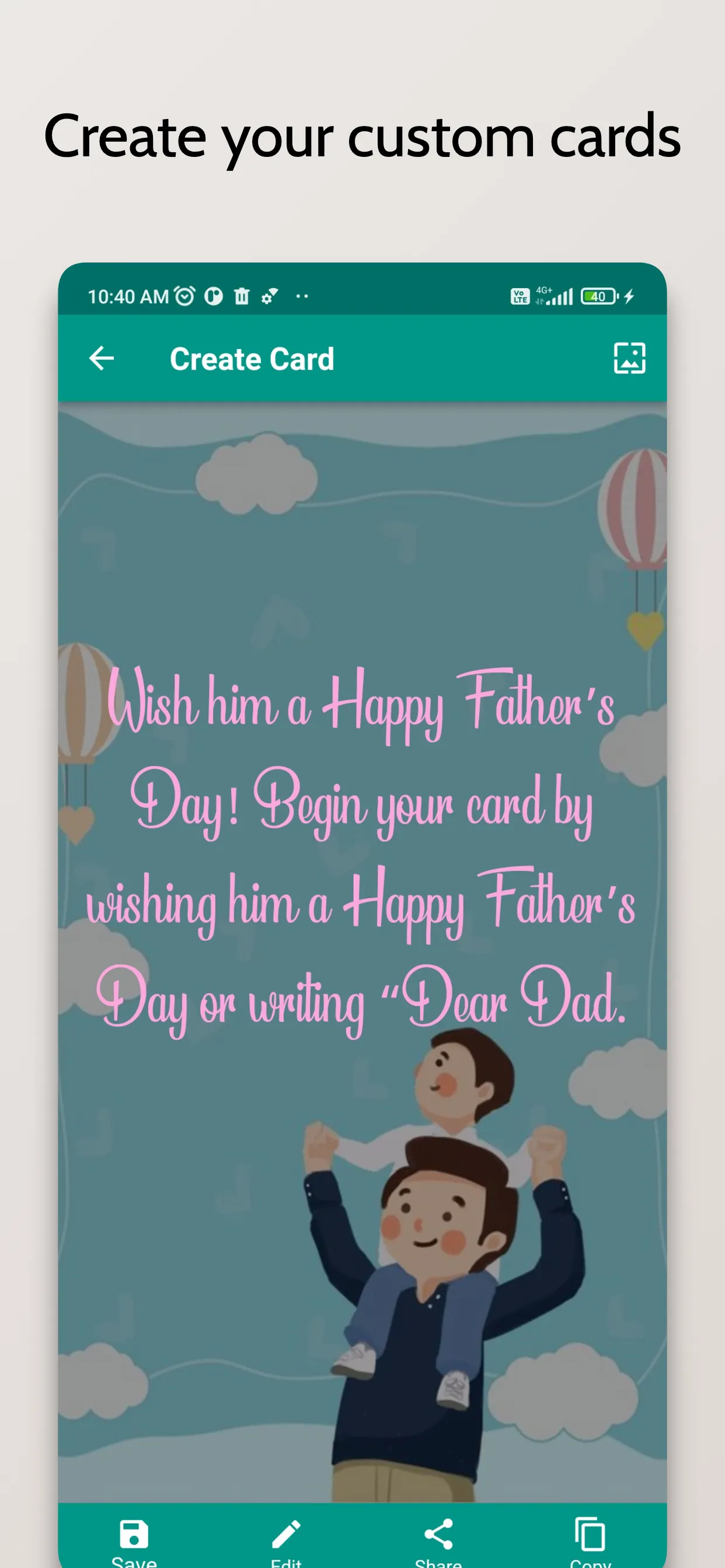 Fathers Day Wishes | Indus Appstore | Screenshot