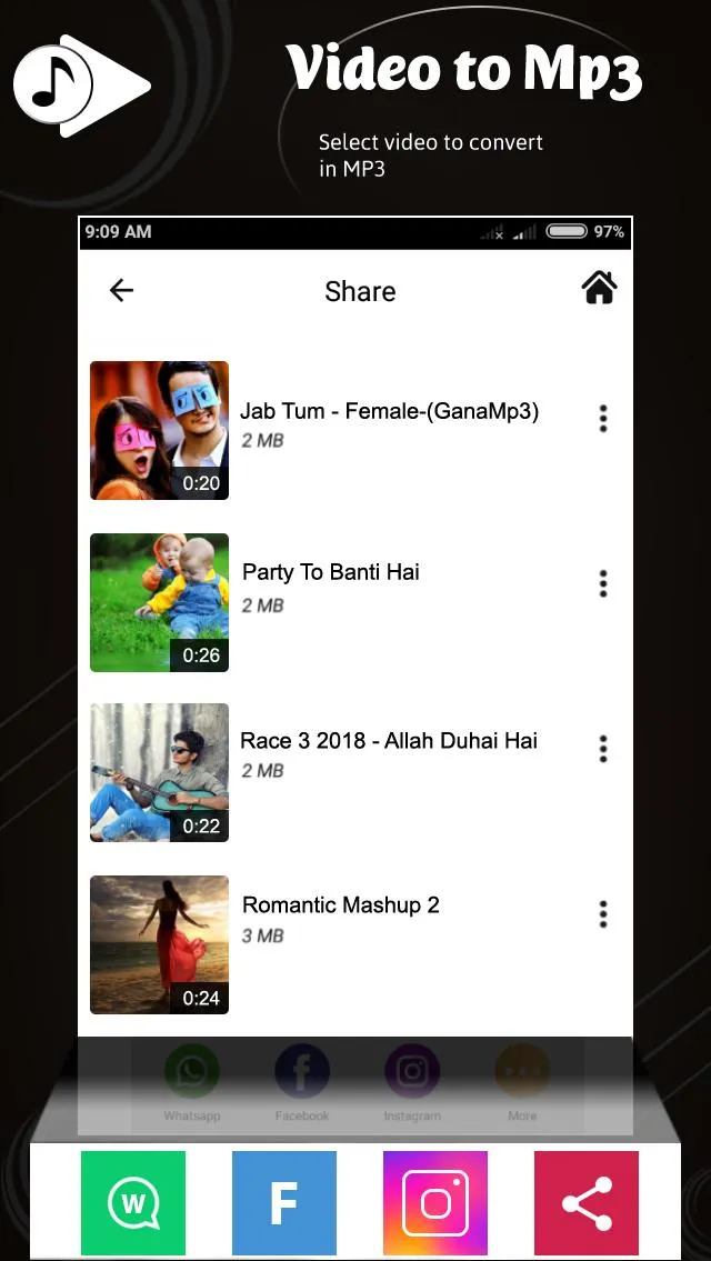 Video to Mp3 Converter | Indus Appstore | Screenshot