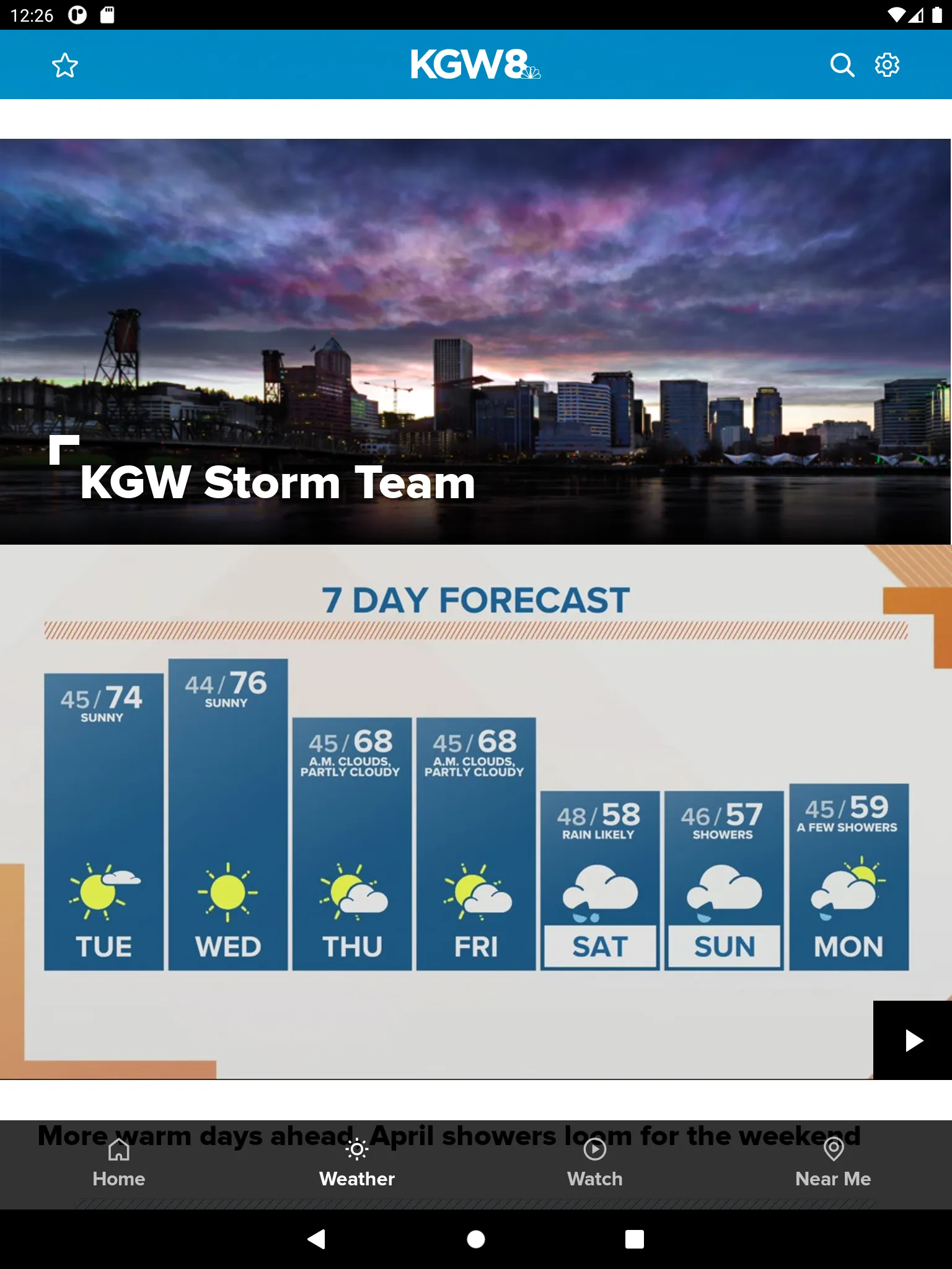 Portland, Oregon News from KGW | Indus Appstore | Screenshot