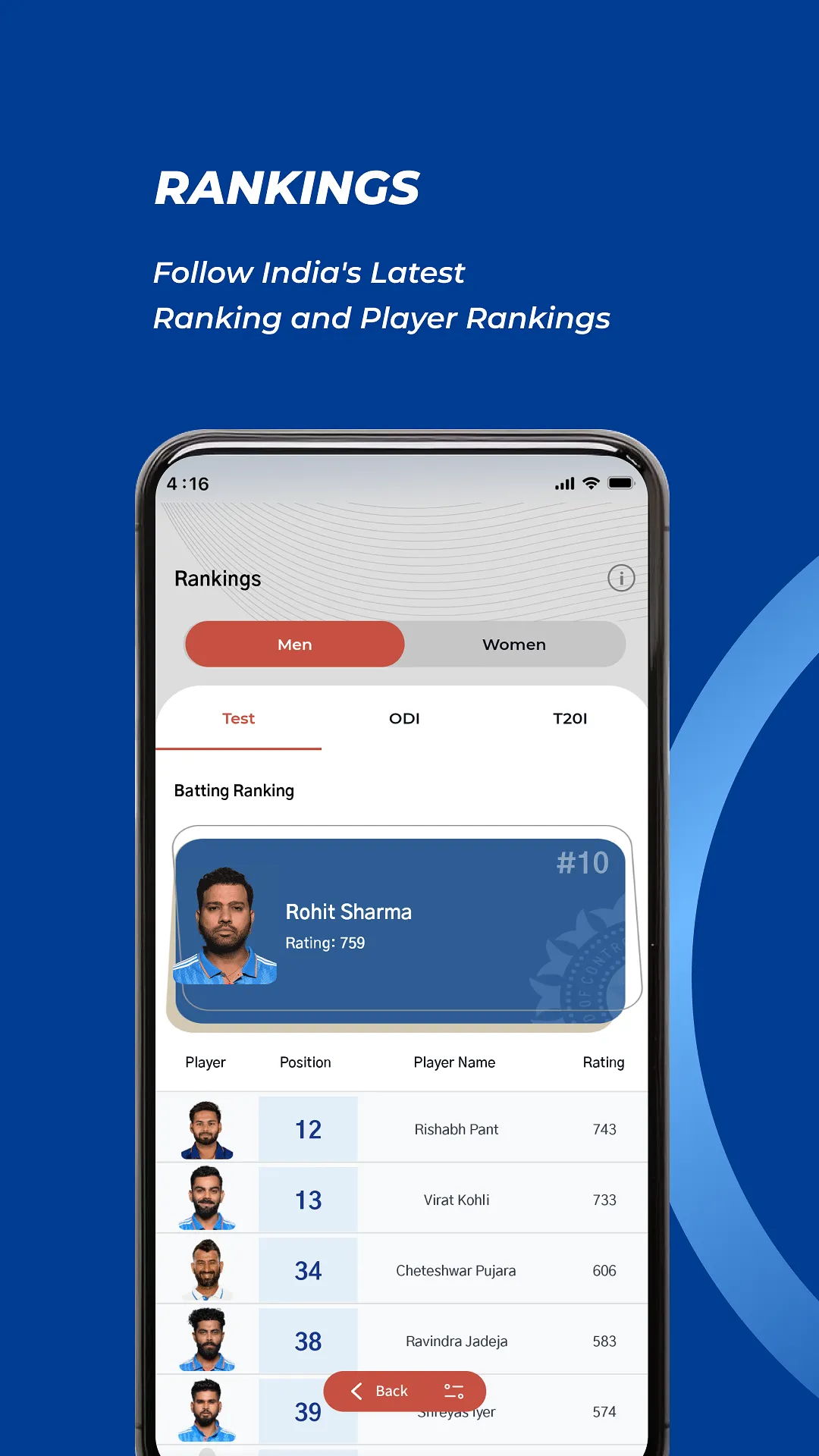 BCCI | Indus Appstore | Screenshot