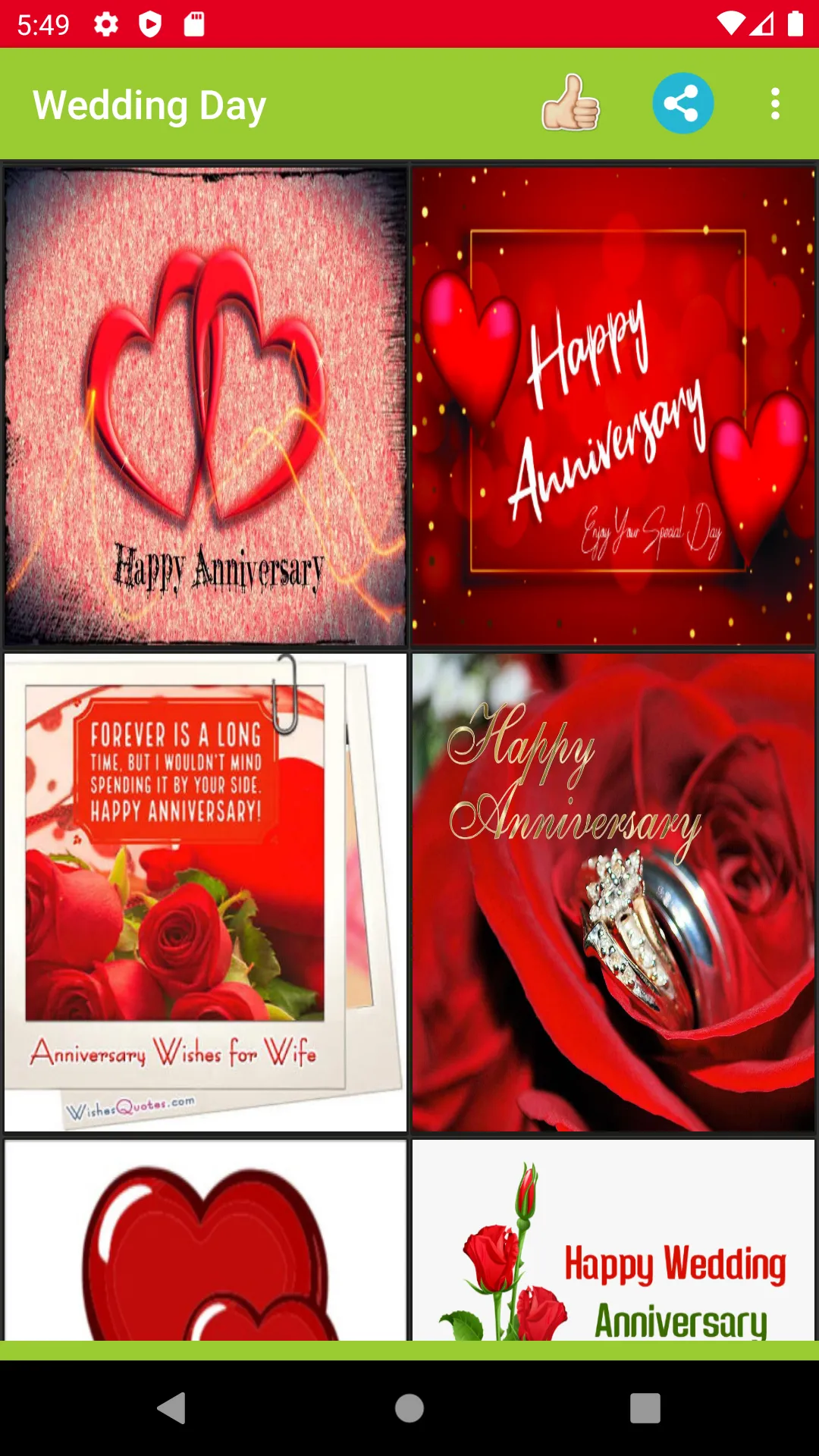 Happy Wedding Anniversary Wish | Indus Appstore | Screenshot