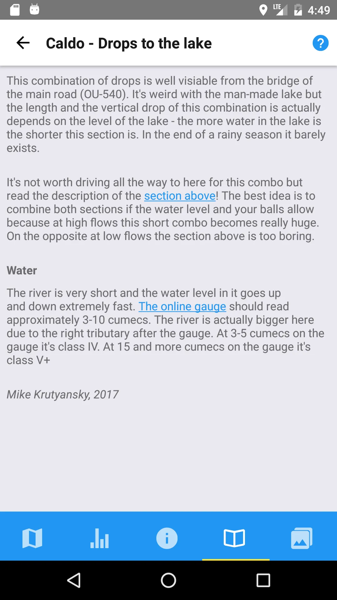 whitewater.guide | Indus Appstore | Screenshot