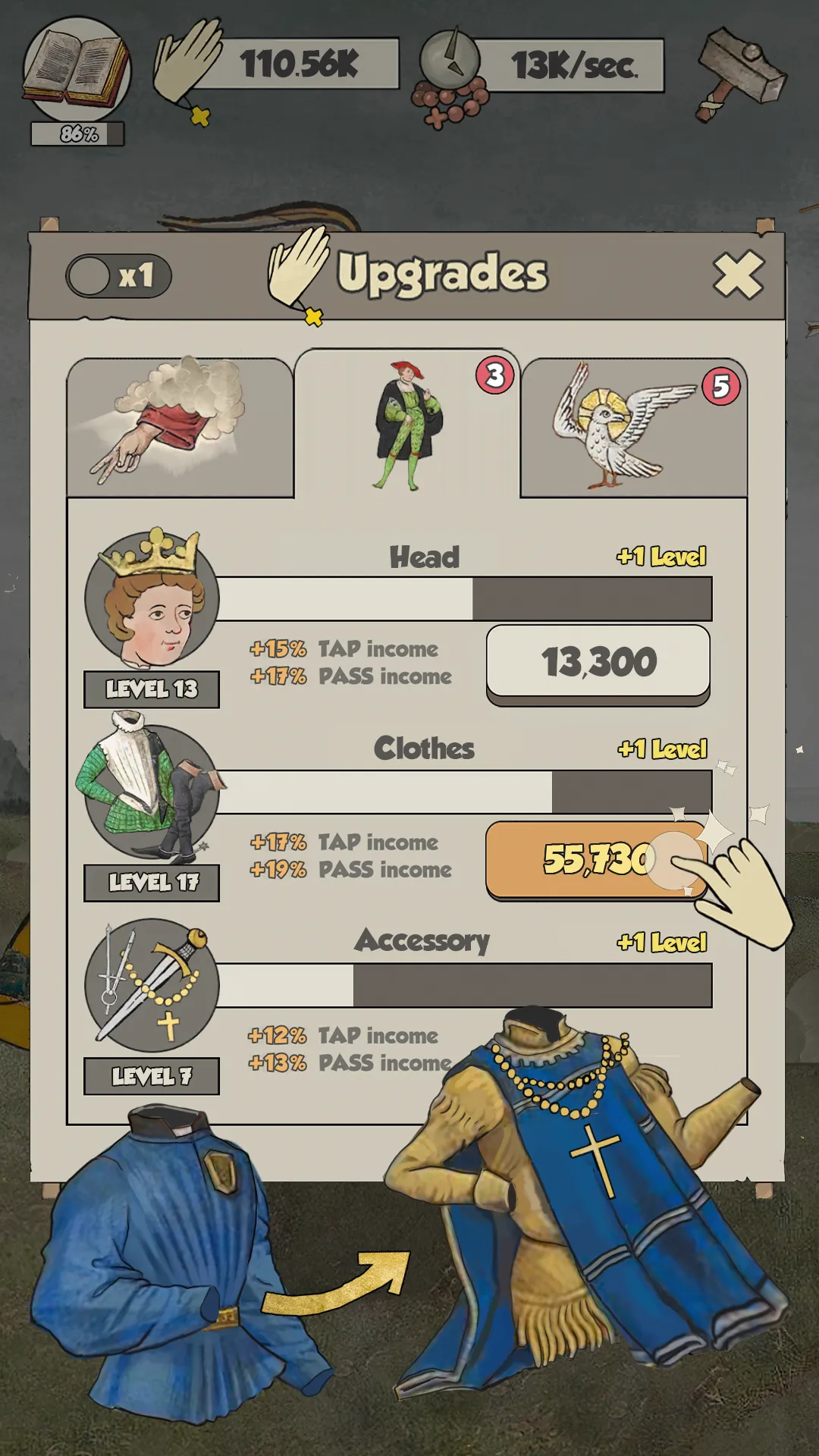 Medieval - Idle Prayer | Indus Appstore | Screenshot