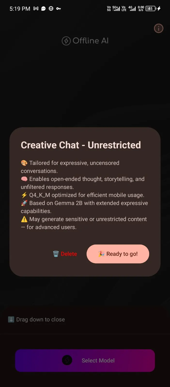 Offline AI:Local Assistant | Indus Appstore | Screenshot