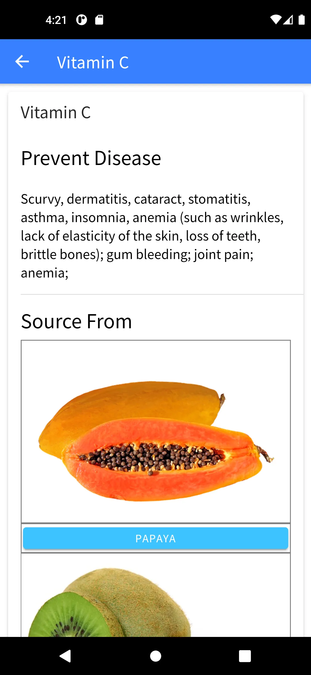 Fruit Nutrients | Indus Appstore | Screenshot