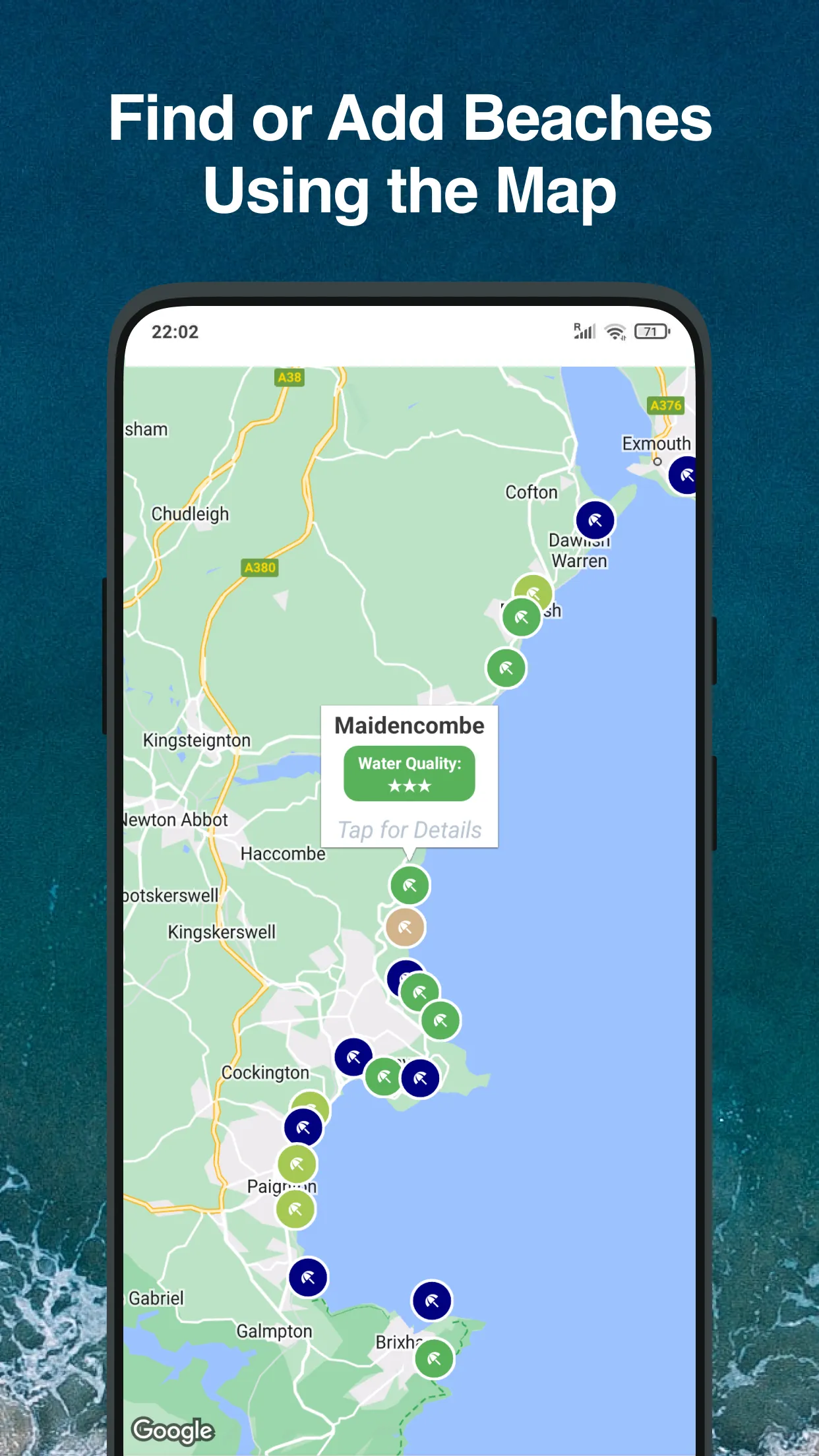 UK & Ireland Beaches | Tides | Indus Appstore | Screenshot