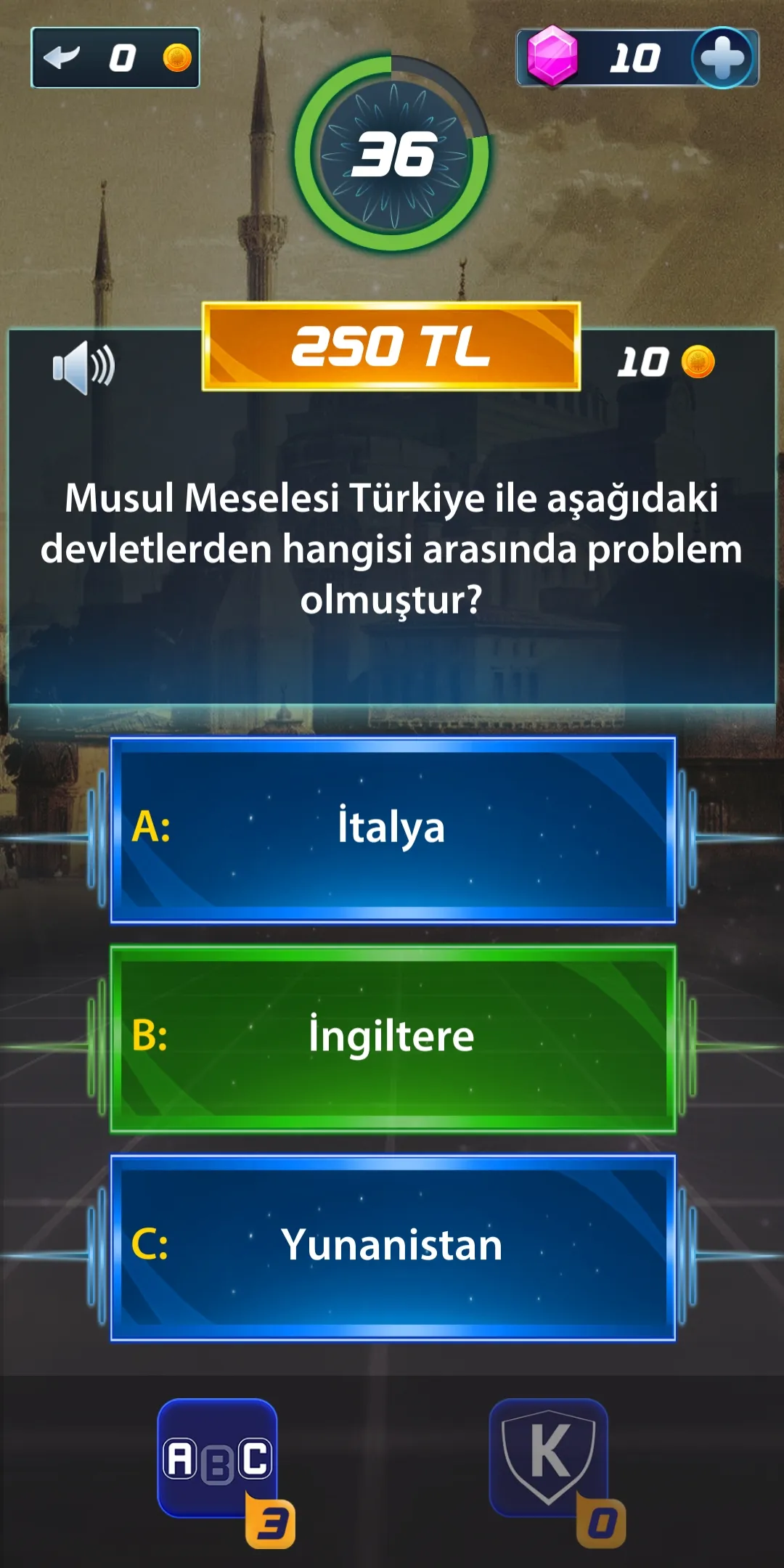 3te3 Tarih Bilgi Yarışması | Indus Appstore | Screenshot