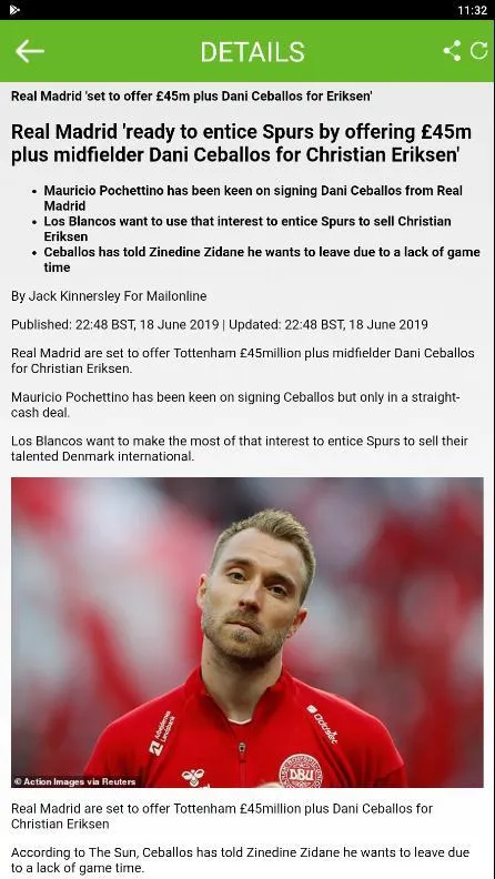 Football Transfer News | Indus Appstore | Screenshot