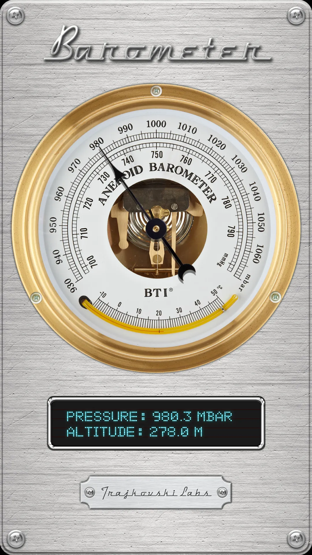 Barometer - Air Pressure | Indus Appstore | Screenshot