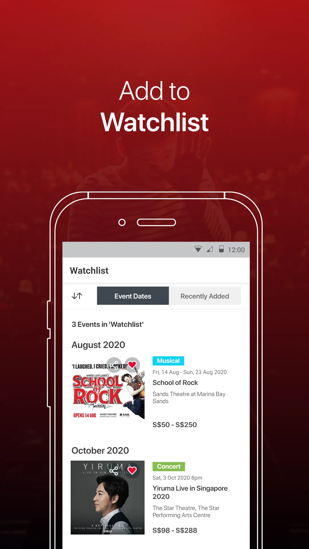 SISTIC | Indus Appstore | Screenshot