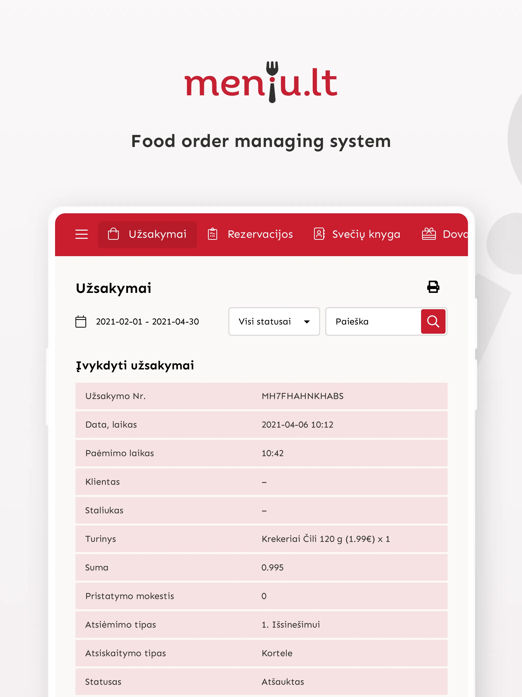 Meniu Merchant | Indus Appstore | Screenshot