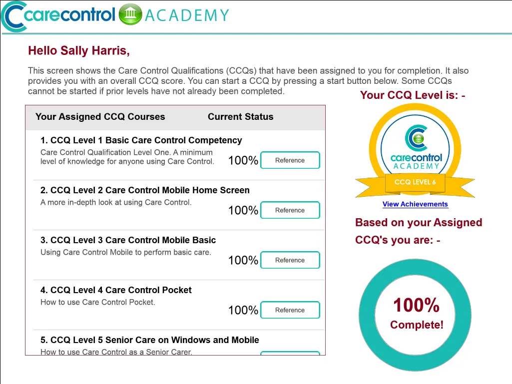 Care Control Academy | Indus Appstore | Screenshot