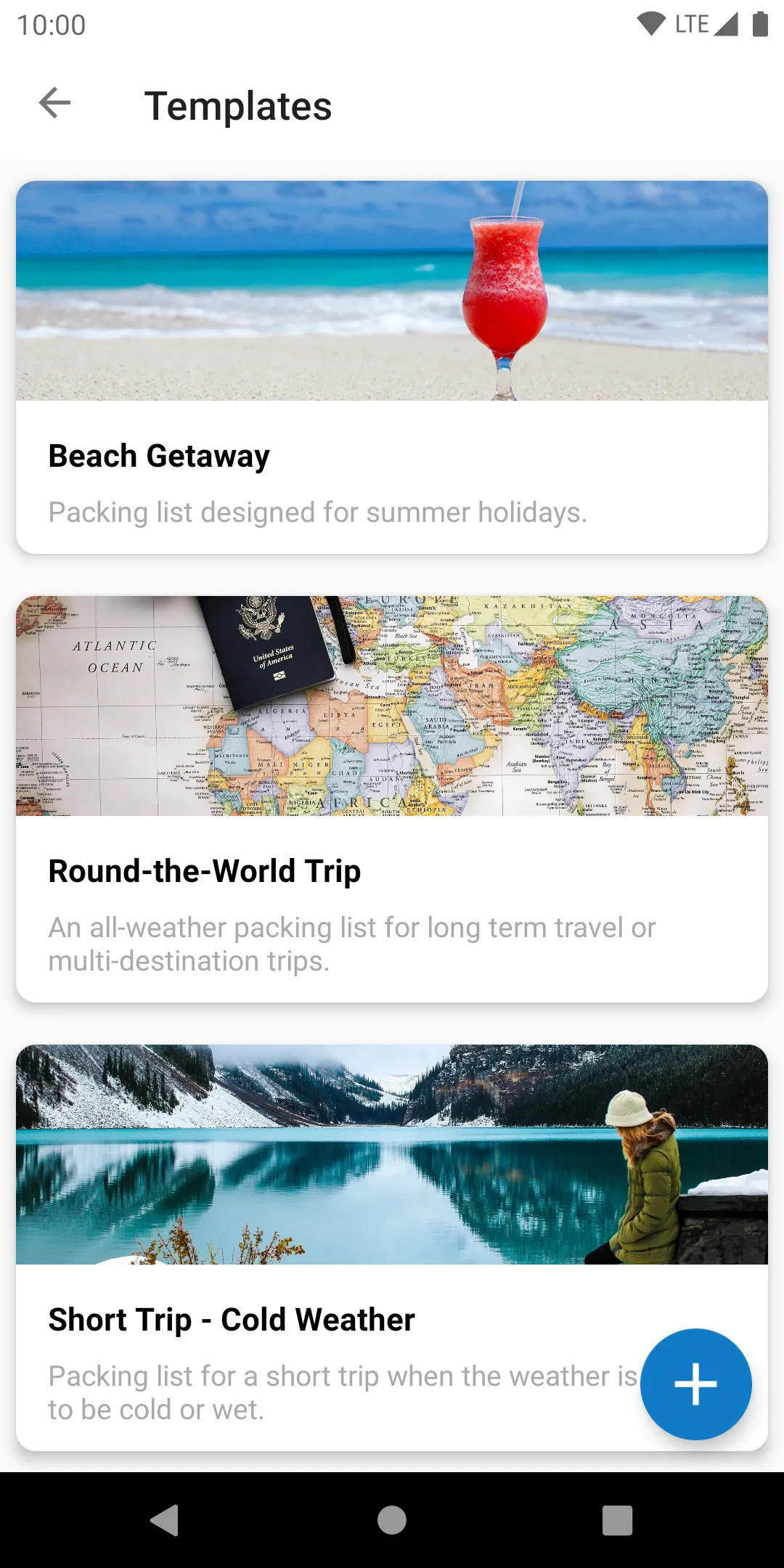 OneBag: Travel Packing Lists | Indus Appstore | Screenshot