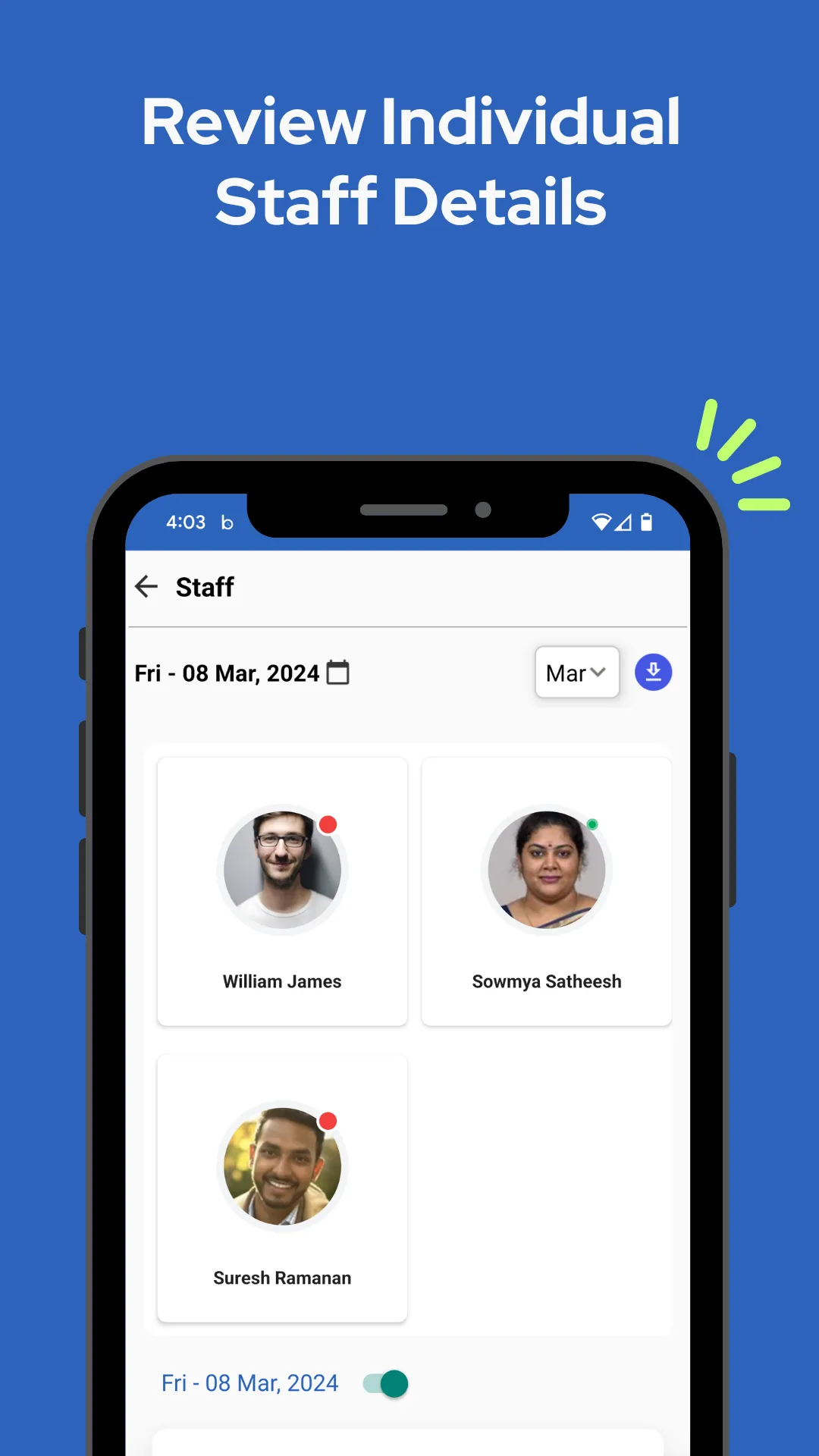 BusinessTime | Indus Appstore | Screenshot