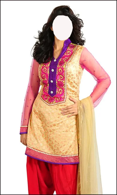 Punjabi Women Photo Suit | Indus Appstore | Screenshot