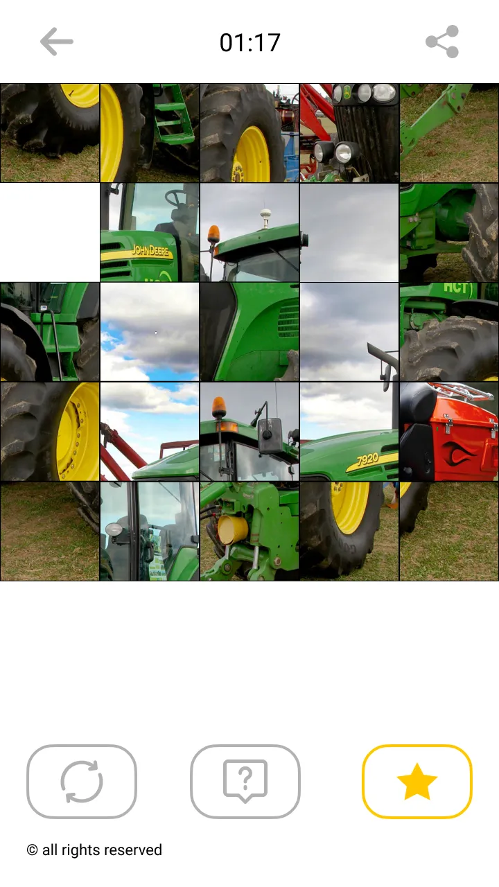 Jigsaw Tractor Mosaic Puzzles | Indus Appstore | Screenshot