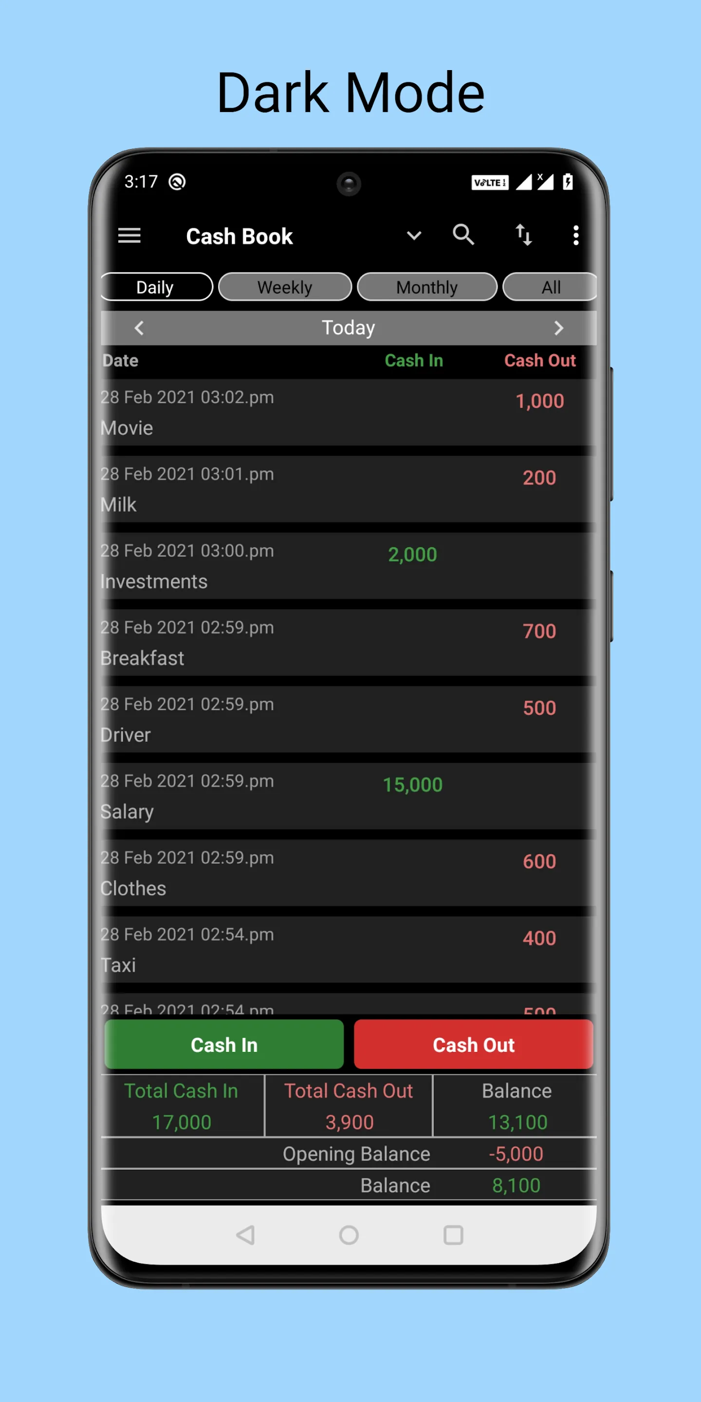 Cash Book- expense manager | Indus Appstore | Screenshot