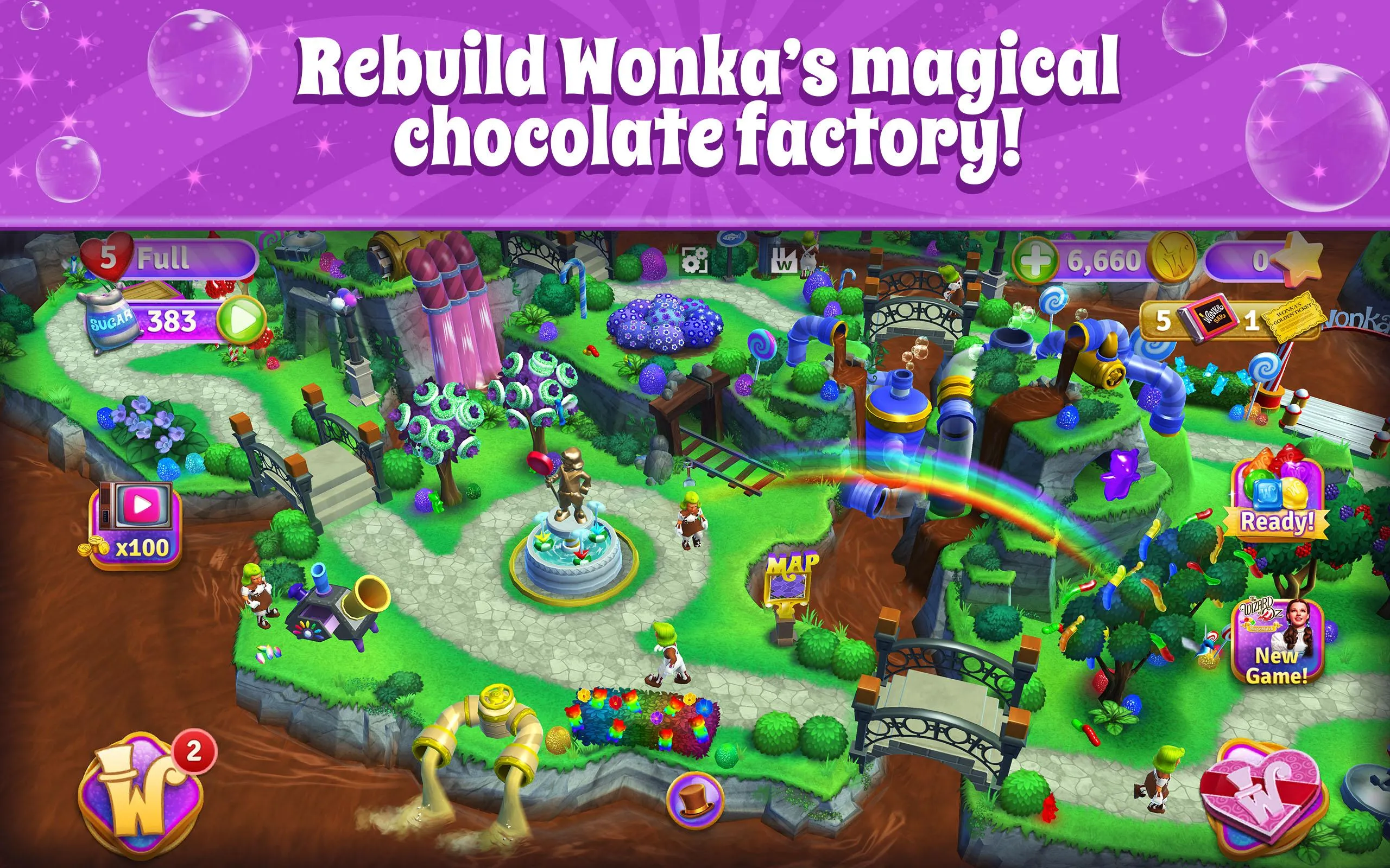 Wonka's World of Candy Match 3 | Indus Appstore | Screenshot