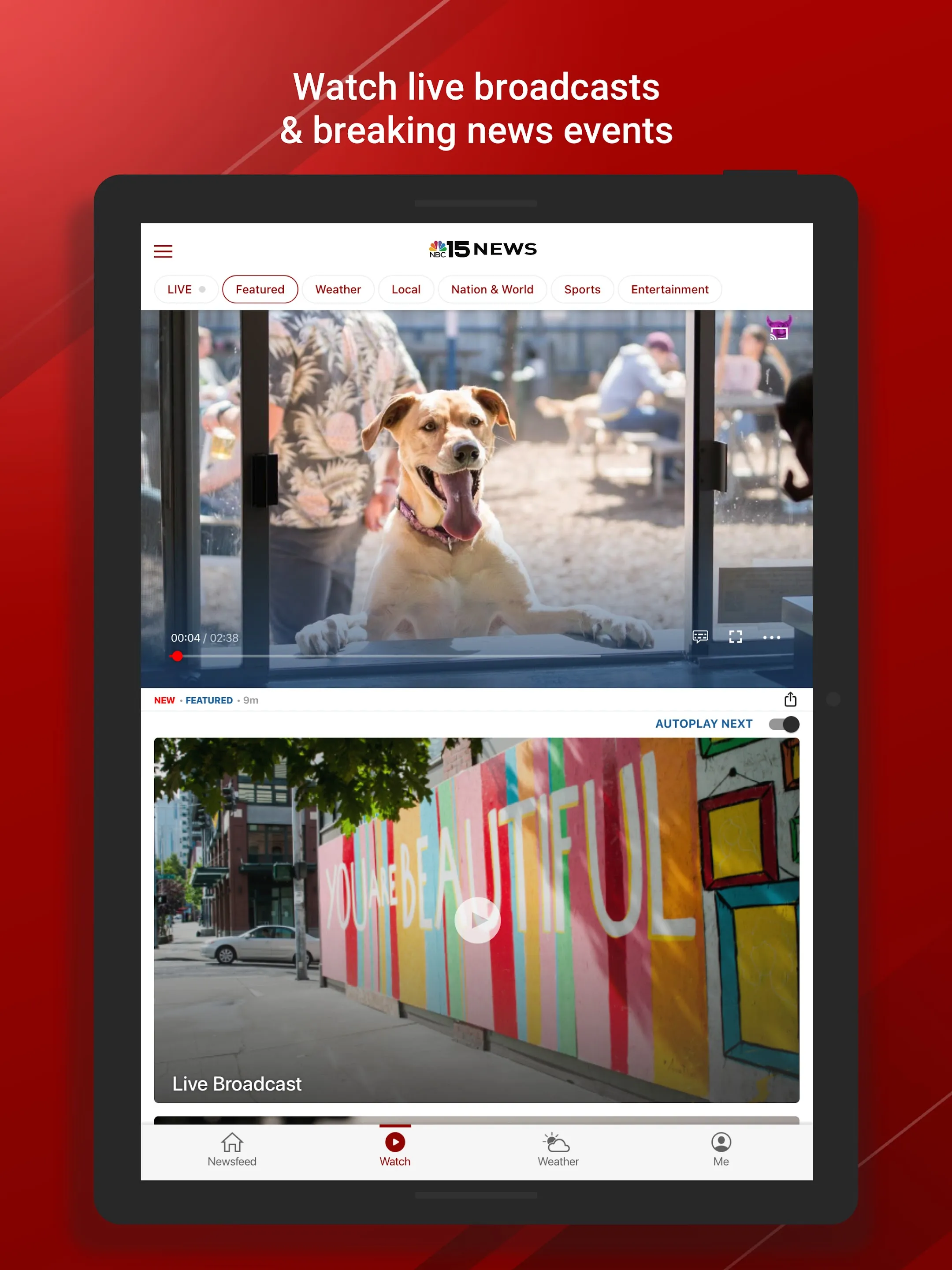 WPMI NBC 15 TV | Indus Appstore | Screenshot