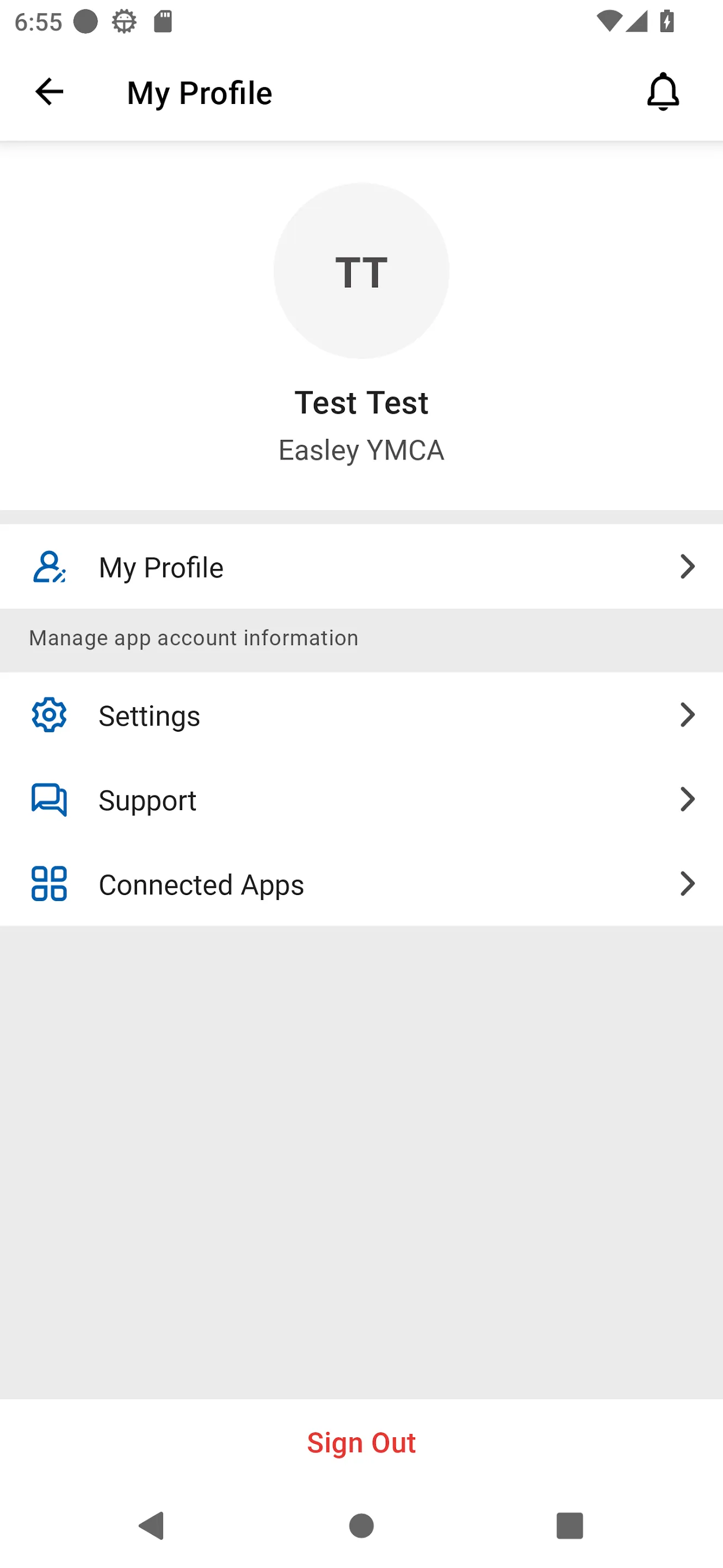 Easley, Pickens & Pville YMCA | Indus Appstore | Screenshot