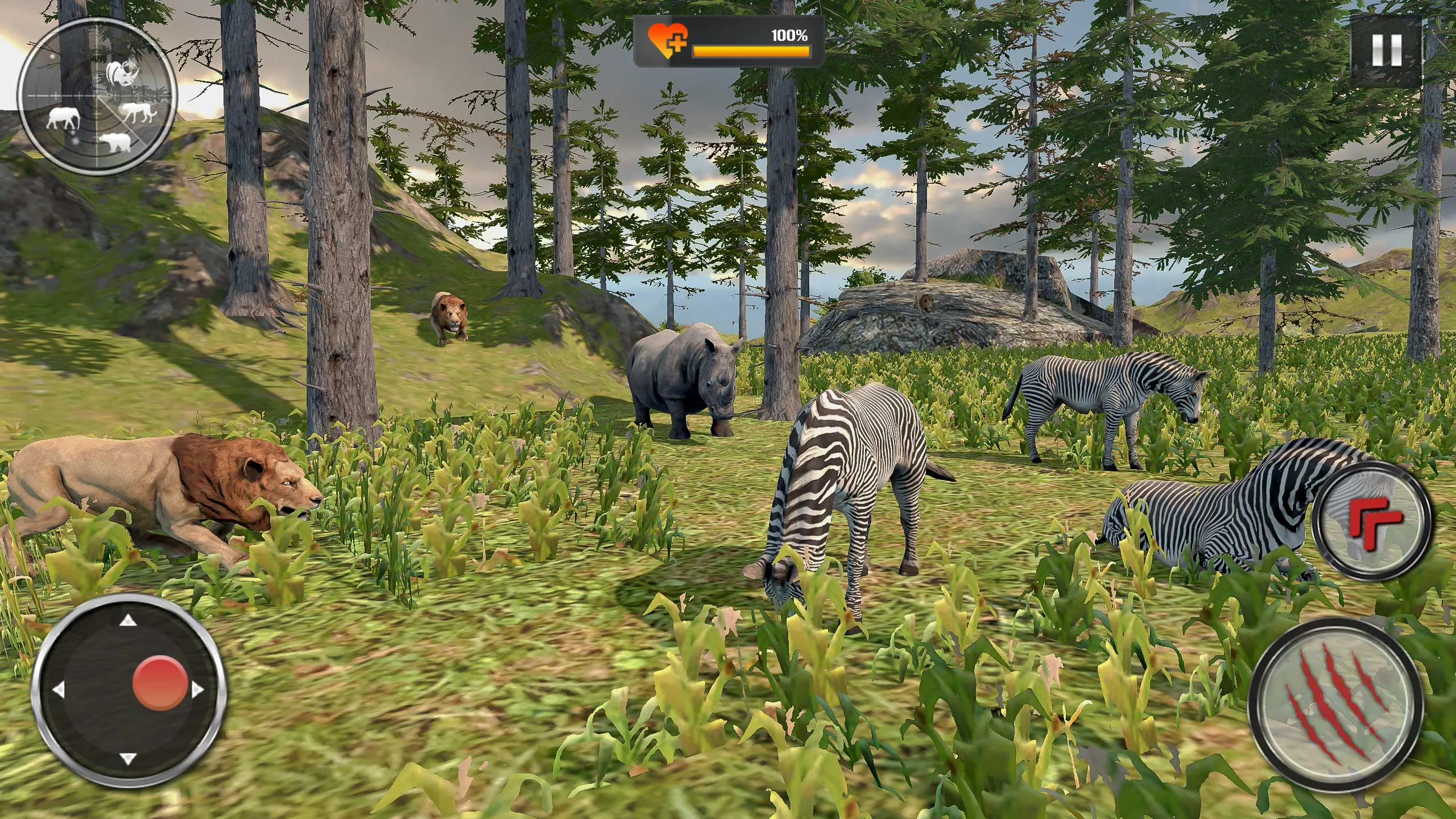 Wild Lion RPG Animal Simulator | Indus Appstore | Screenshot