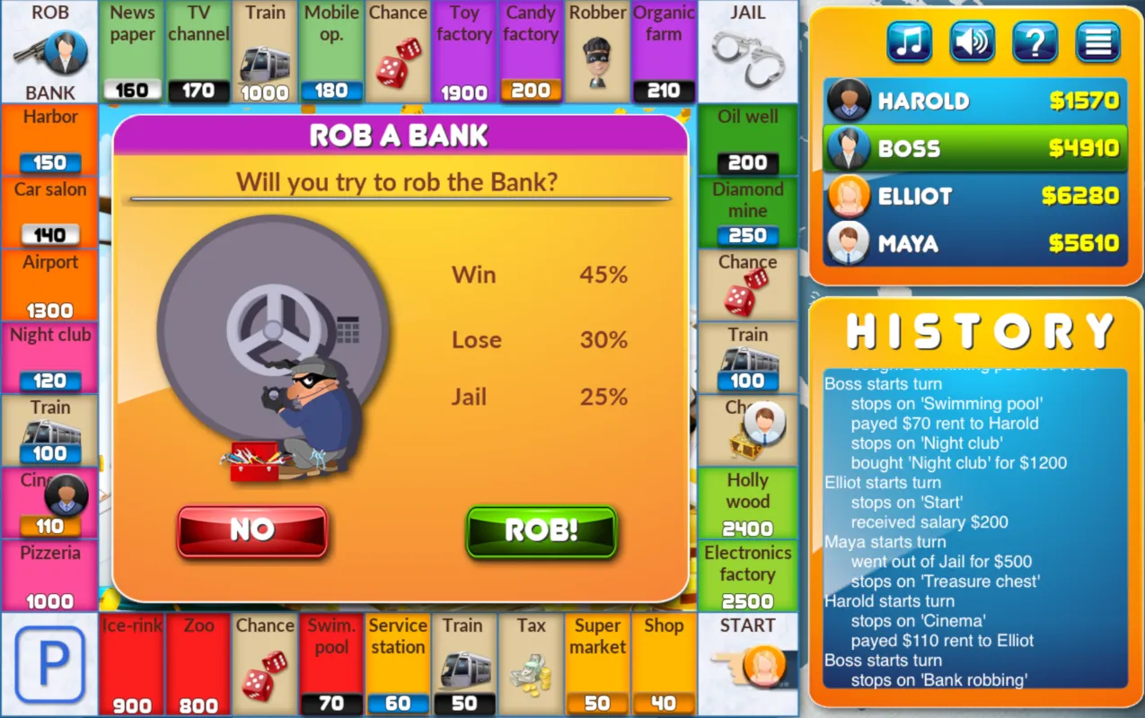 CrazyPoly - Business Dice Game | Indus Appstore | Screenshot