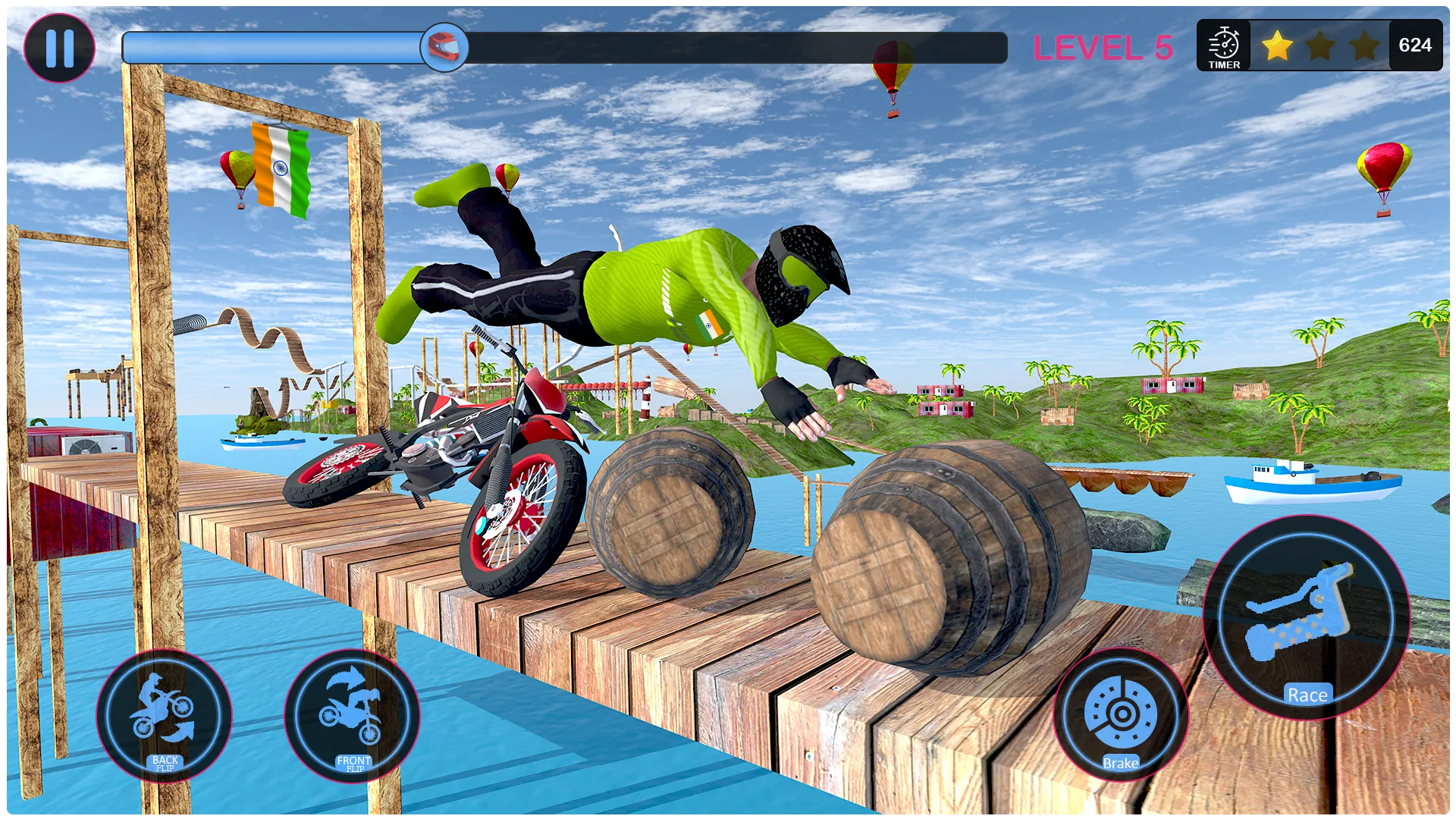 Bike stunts 3d racing games | Indus Appstore | Screenshot