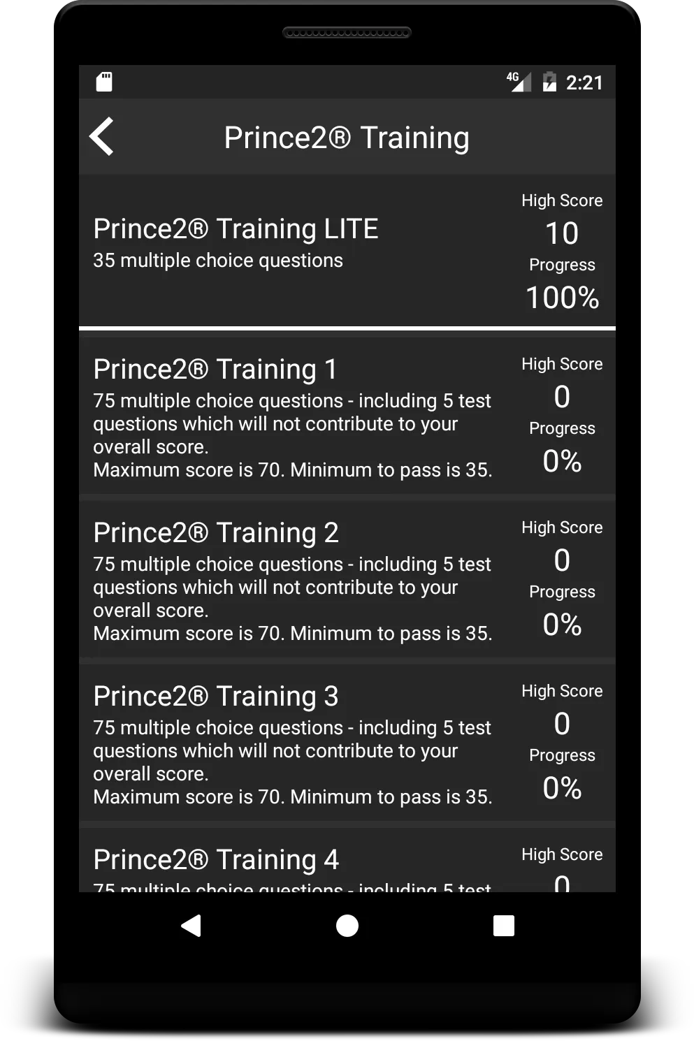 Prince2 Foundation Trainer EN | Indus Appstore | Screenshot