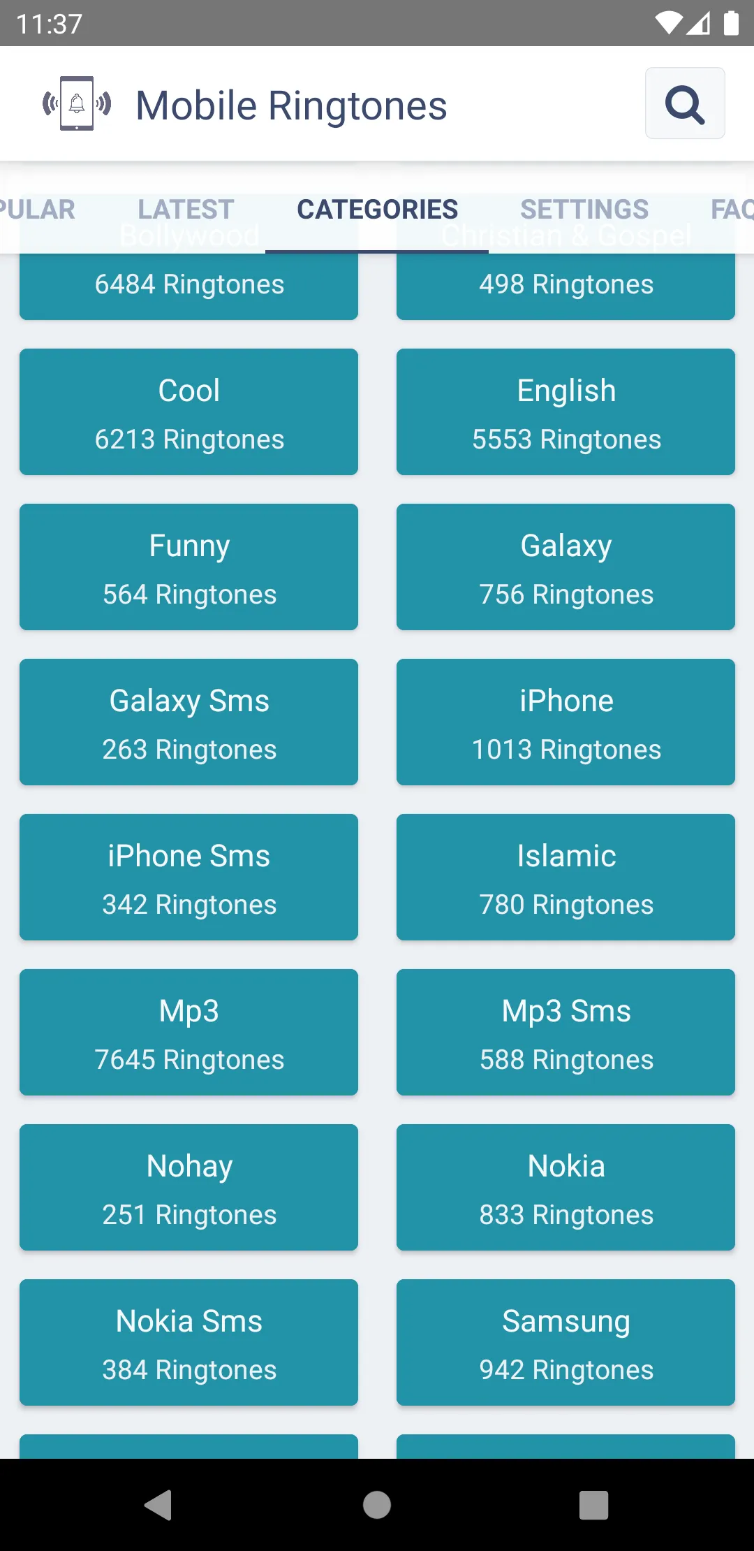 Mobile Ringtones | Indus Appstore | Screenshot